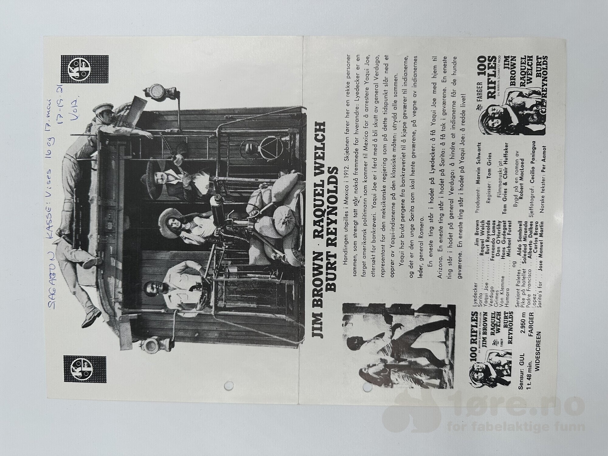 Kino program Bert Reynolds, bilde 5