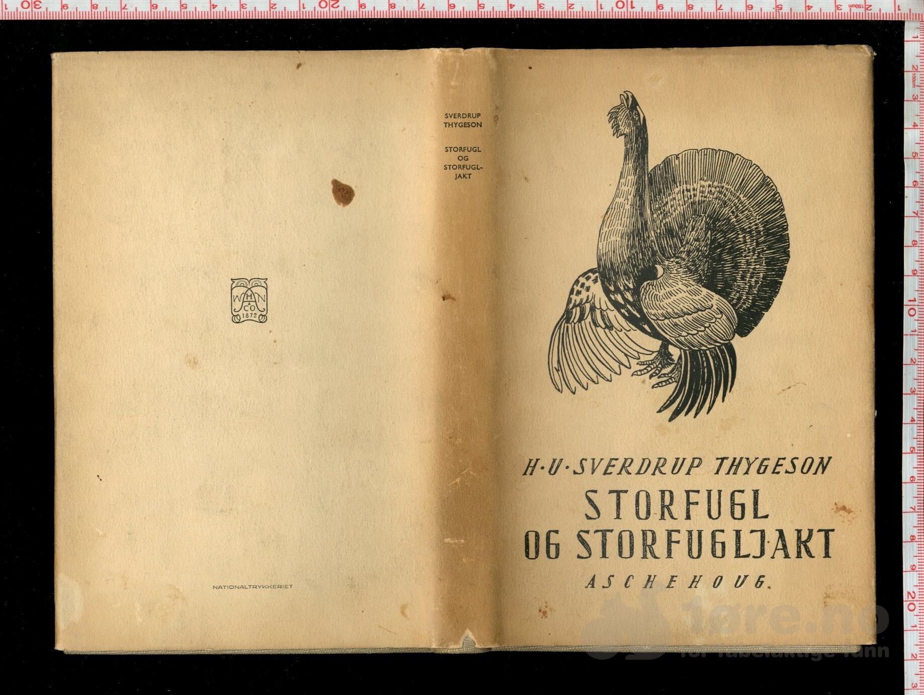 Thygeson, Harald Ulrik Sverdrup - Storfugl og storfugljakt (1937) m/dedikasjon!, bilde 2