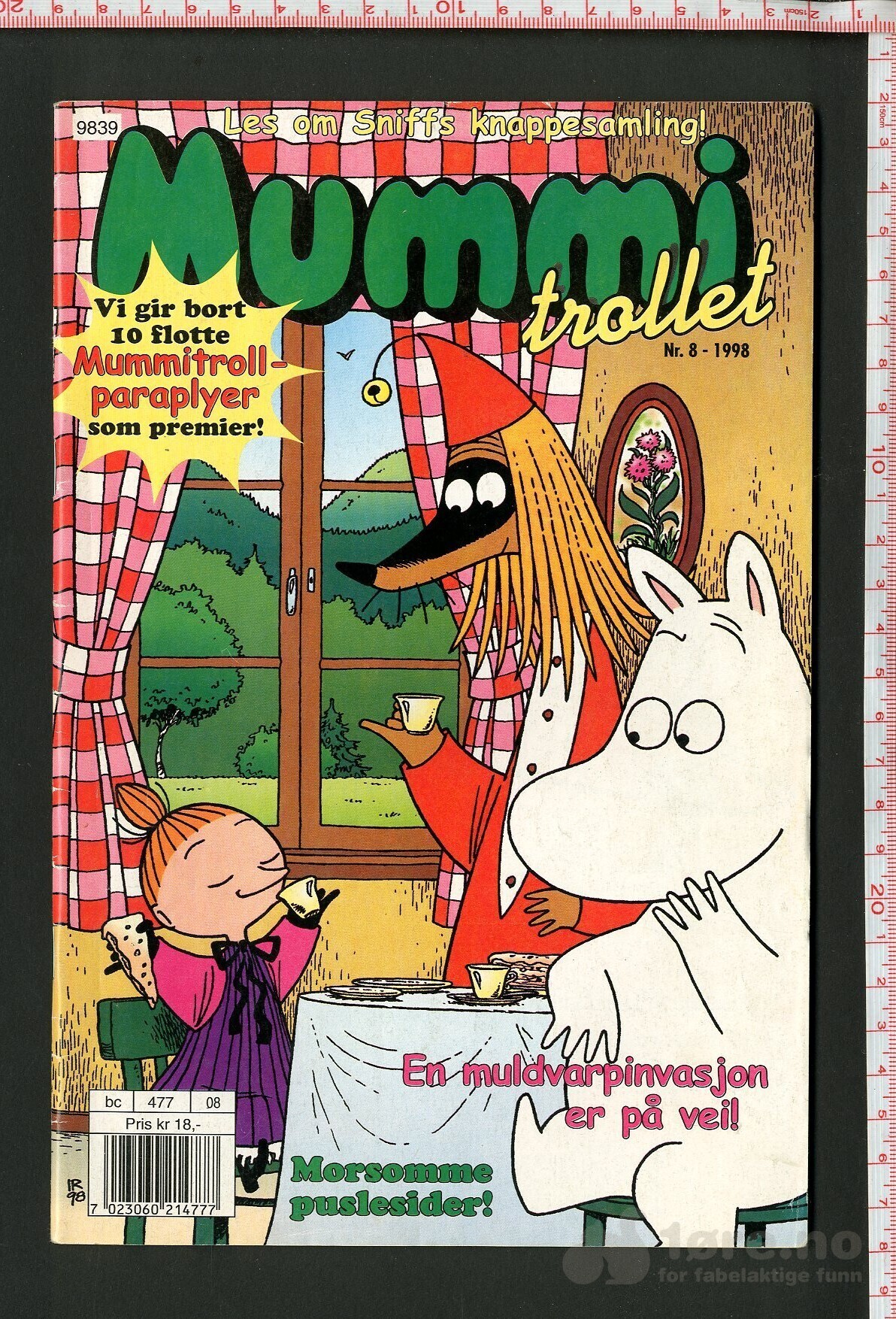Mummi Trollet 1996 nr. 10; 1997 nr. 6, 8, 12; 1998 nr. 1, 2, 3, 6, 7, 8, 9, 12, bilde 8