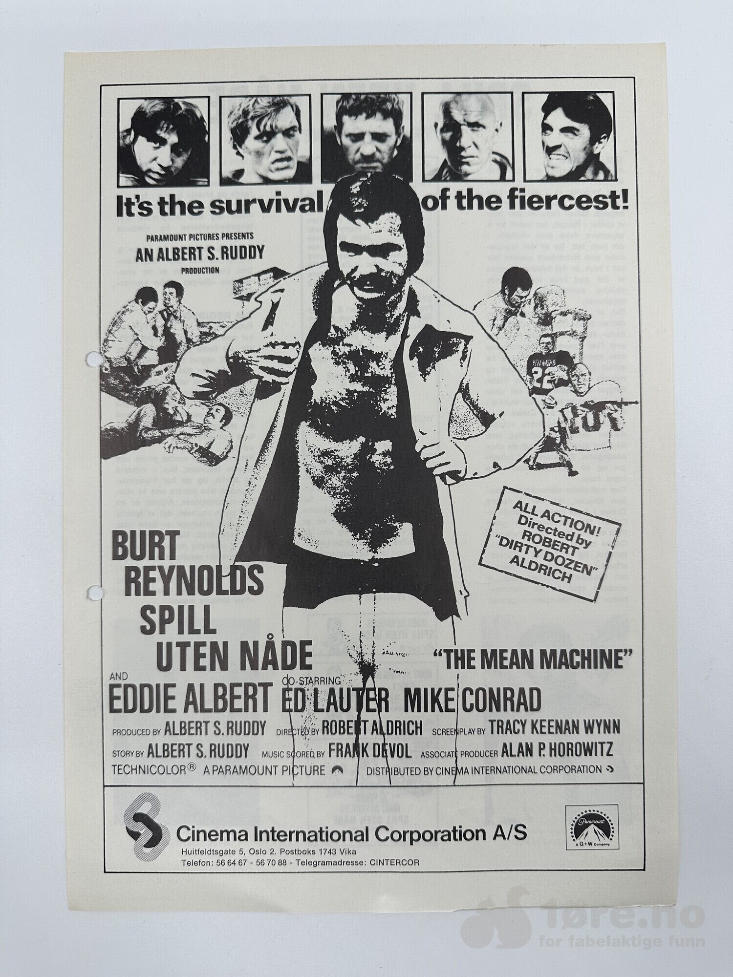 Kino program Bert Reynolds, bilde 11