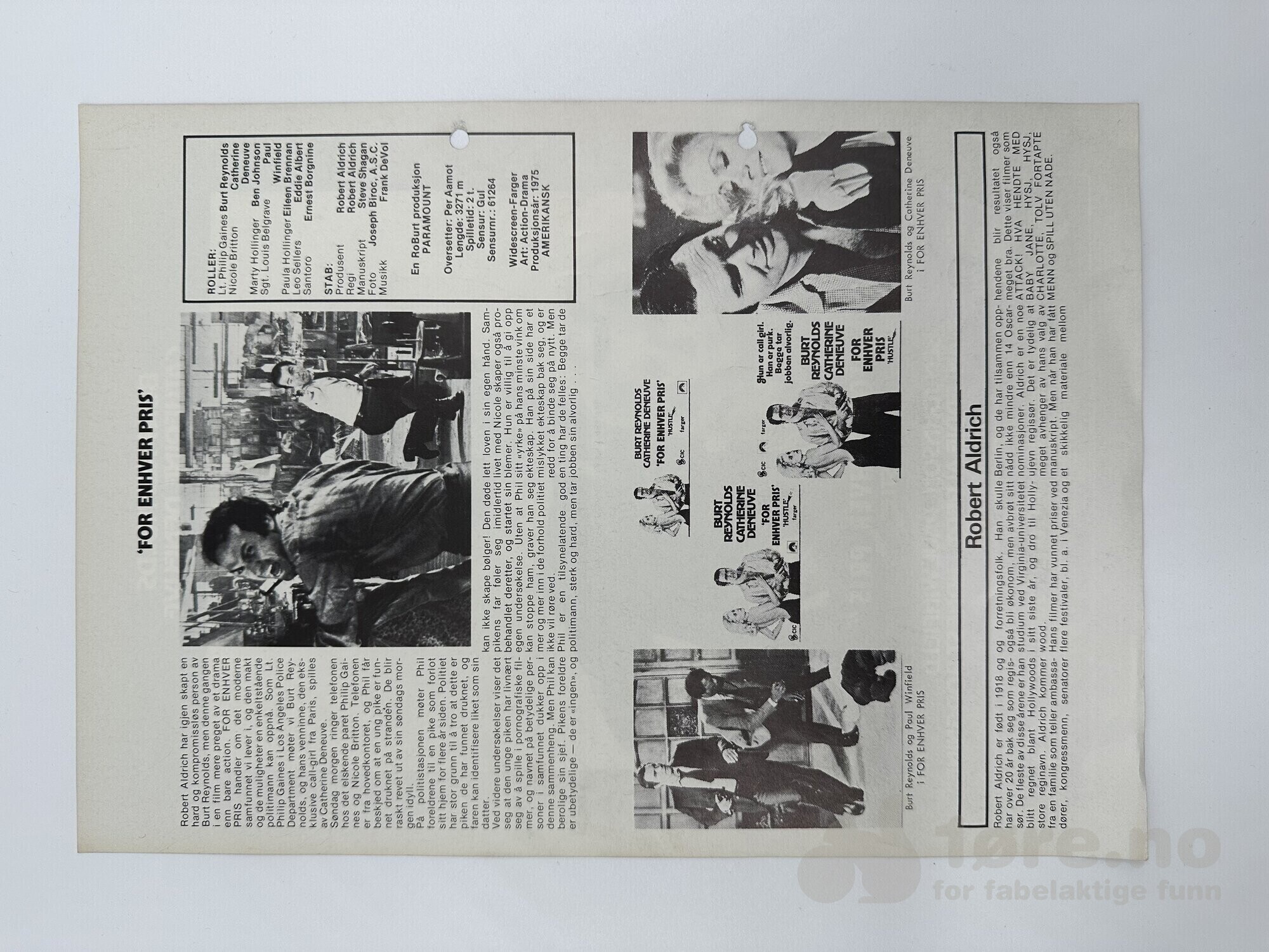 Kino program Bert Reynolds, bilde 9