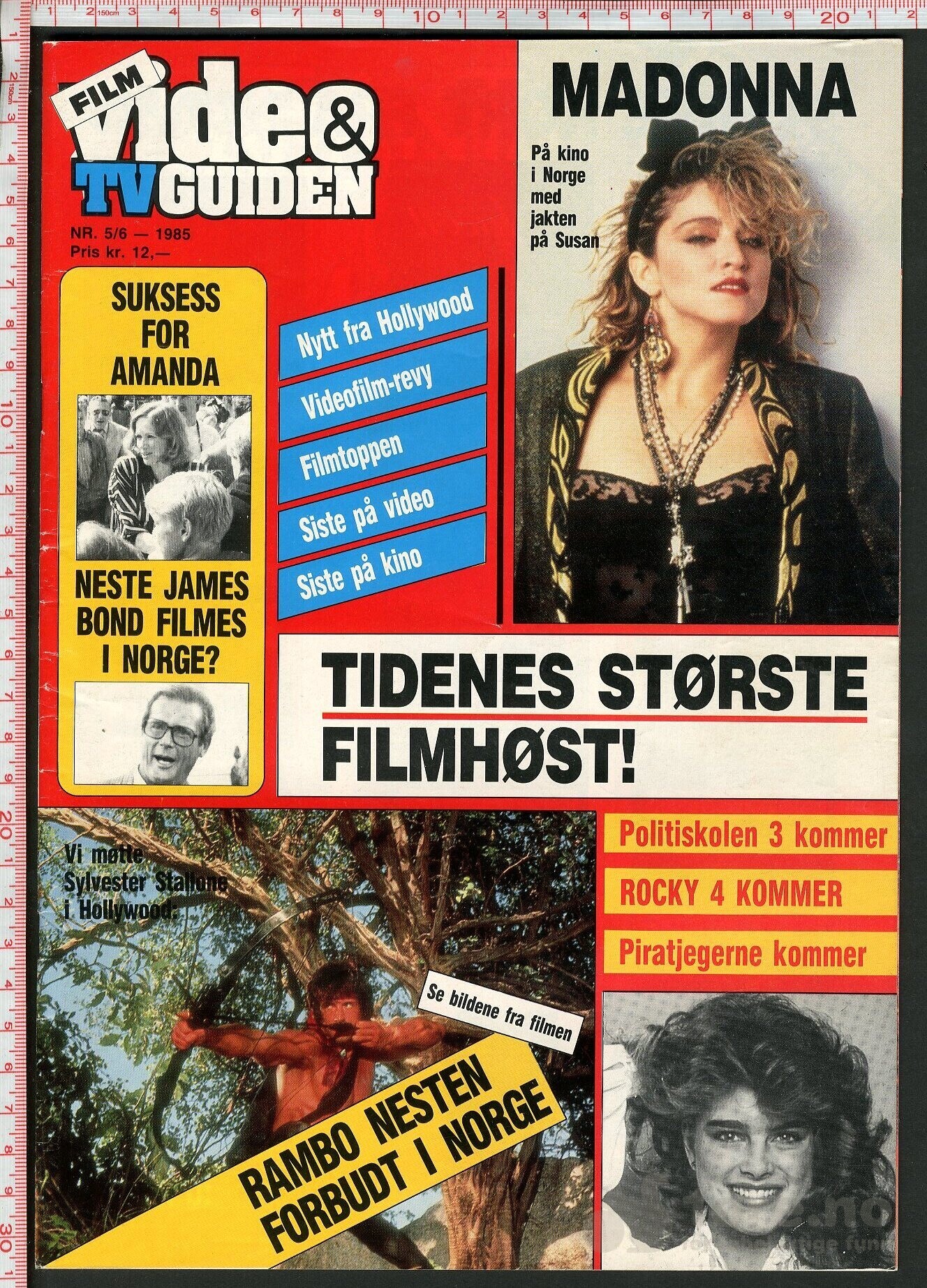 Film, video & tvguiden nr.5/6 - 1985
