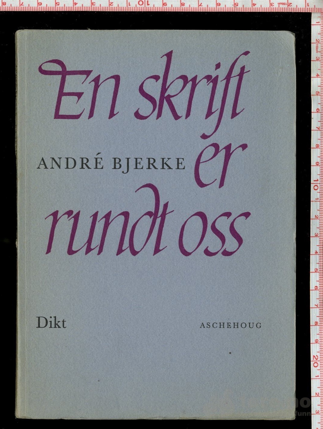 Bjerke, Andre - En skrift er rundt oss (1966)