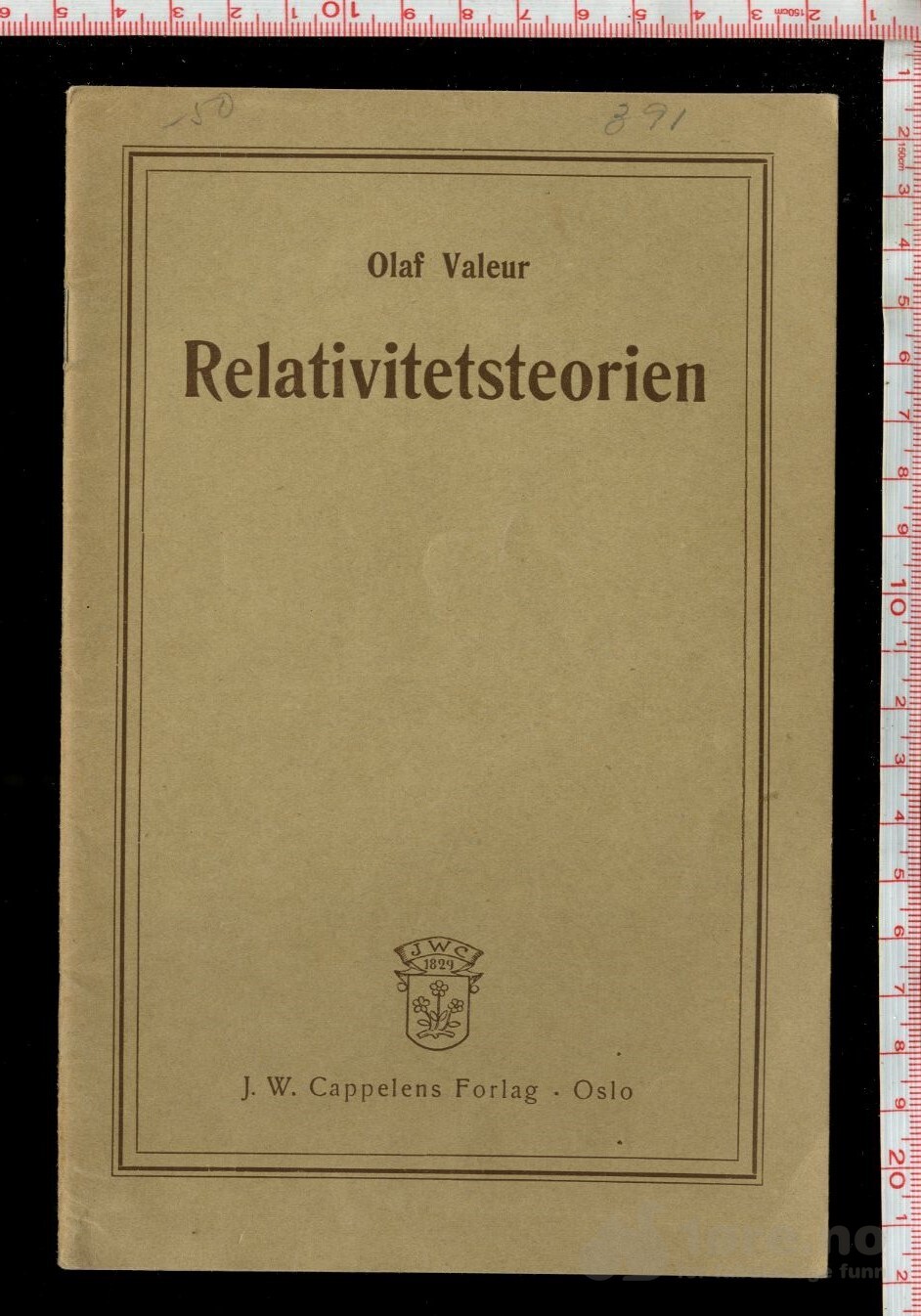 Valeur, Olaf - Relativitetsteorien (1926)