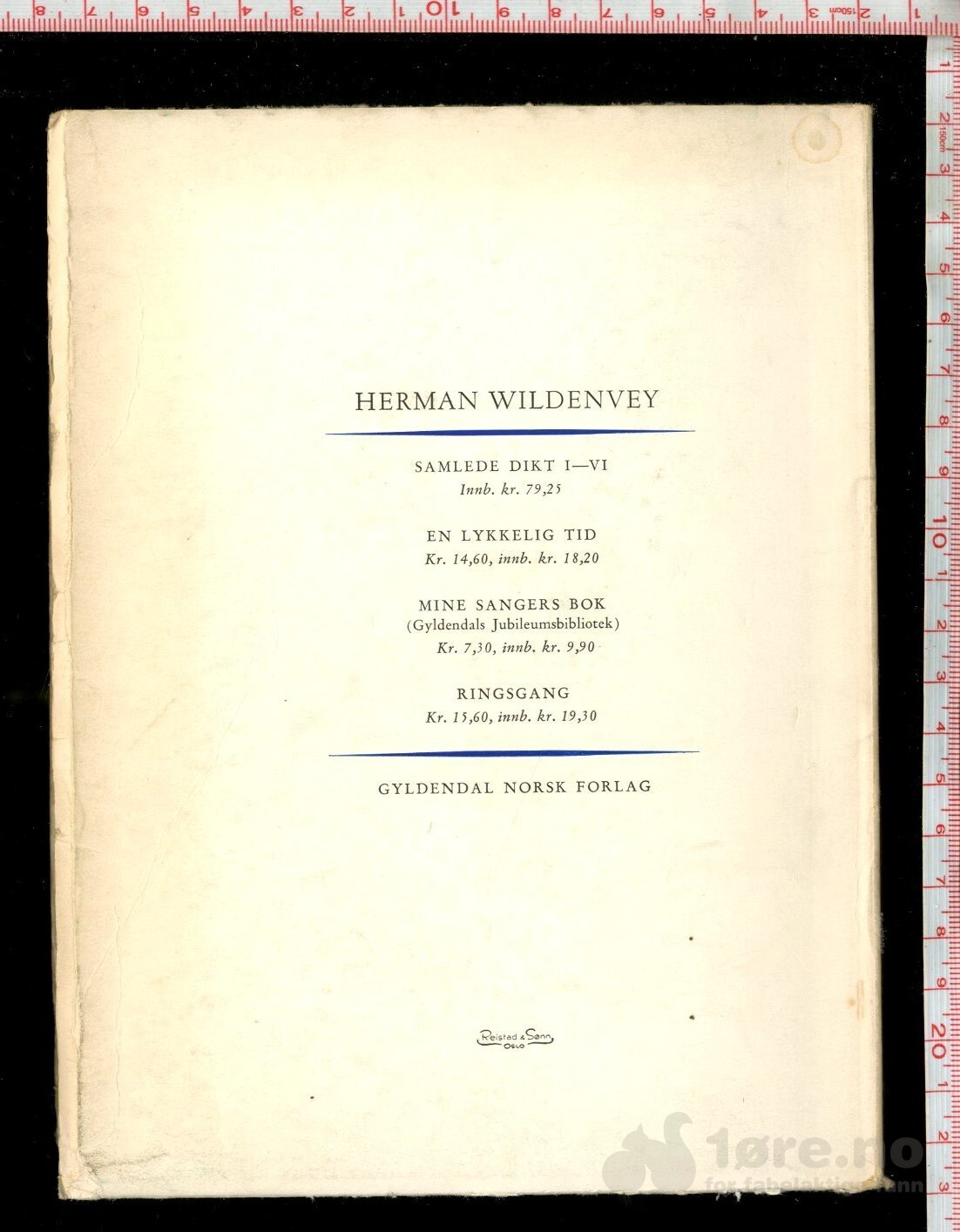 Wildenvey, Herman - Ugler til Athen (1953), bilde 3