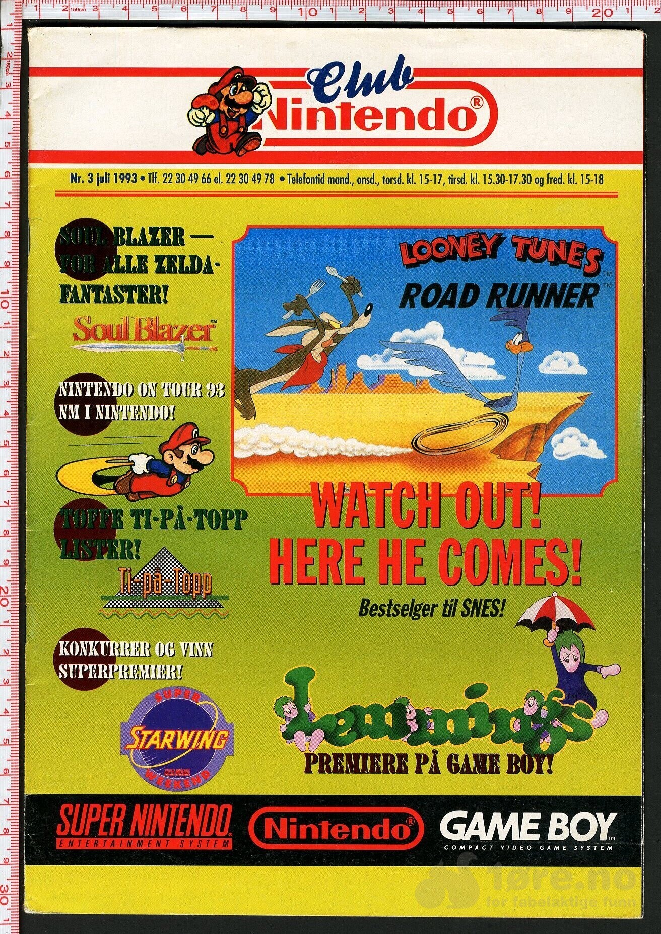 Club Nintendo nr.3 - 1993