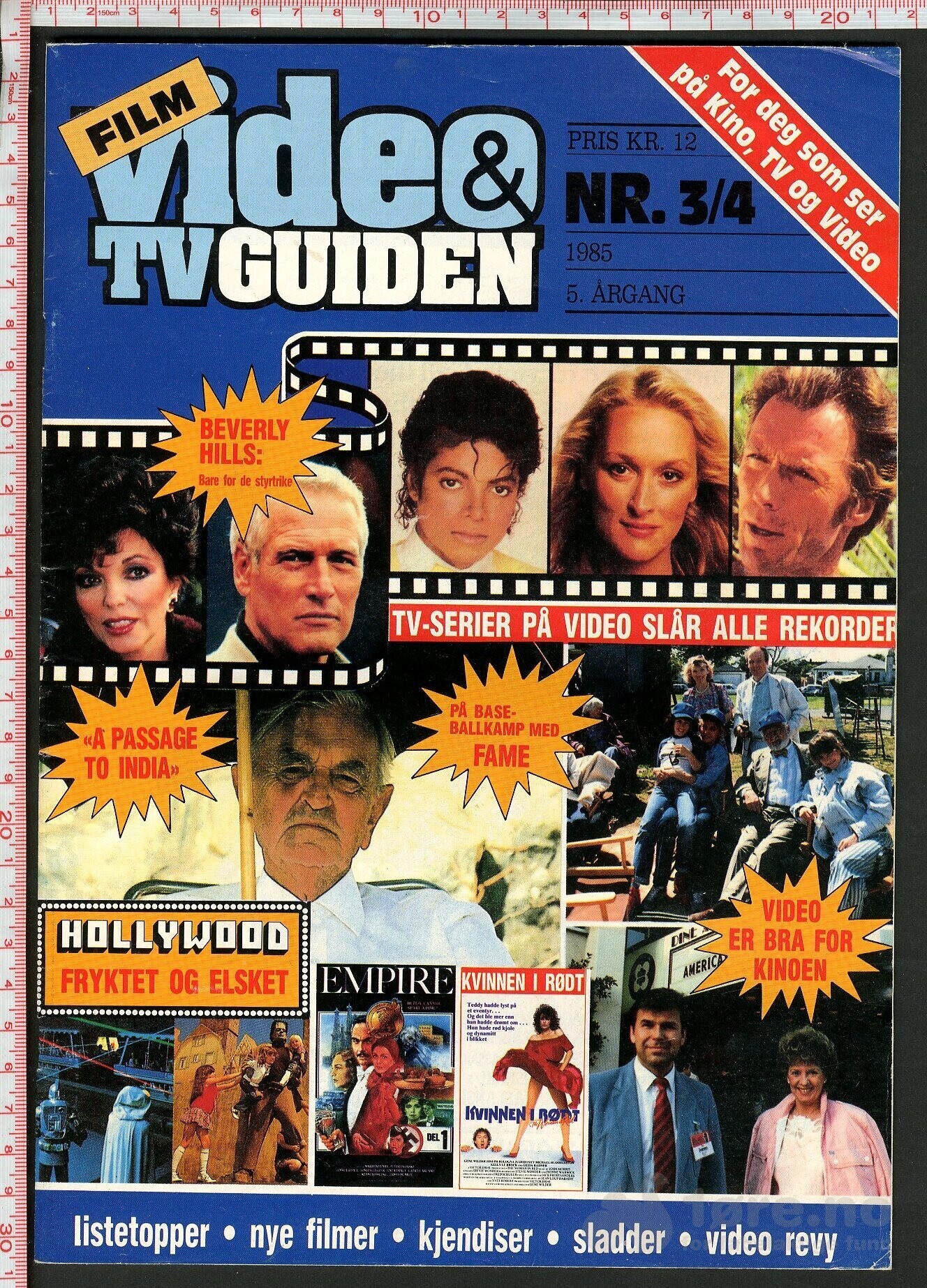 Film, video & tvguiden nr.3/4 - 1985