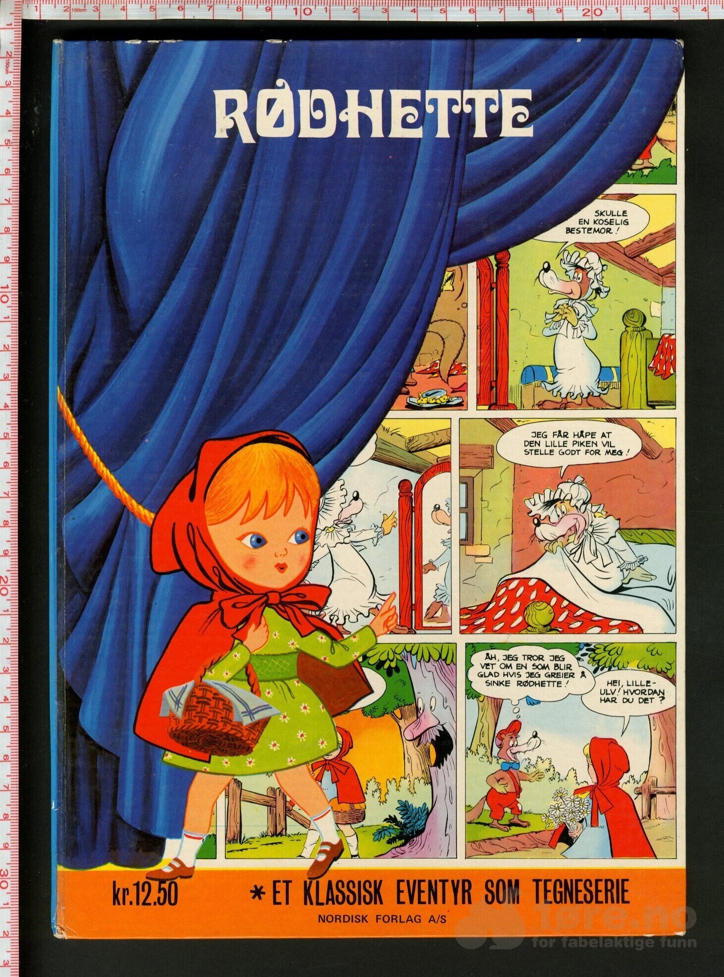 Rødhette 1974 - Et klassisk eventyr som tegneserie