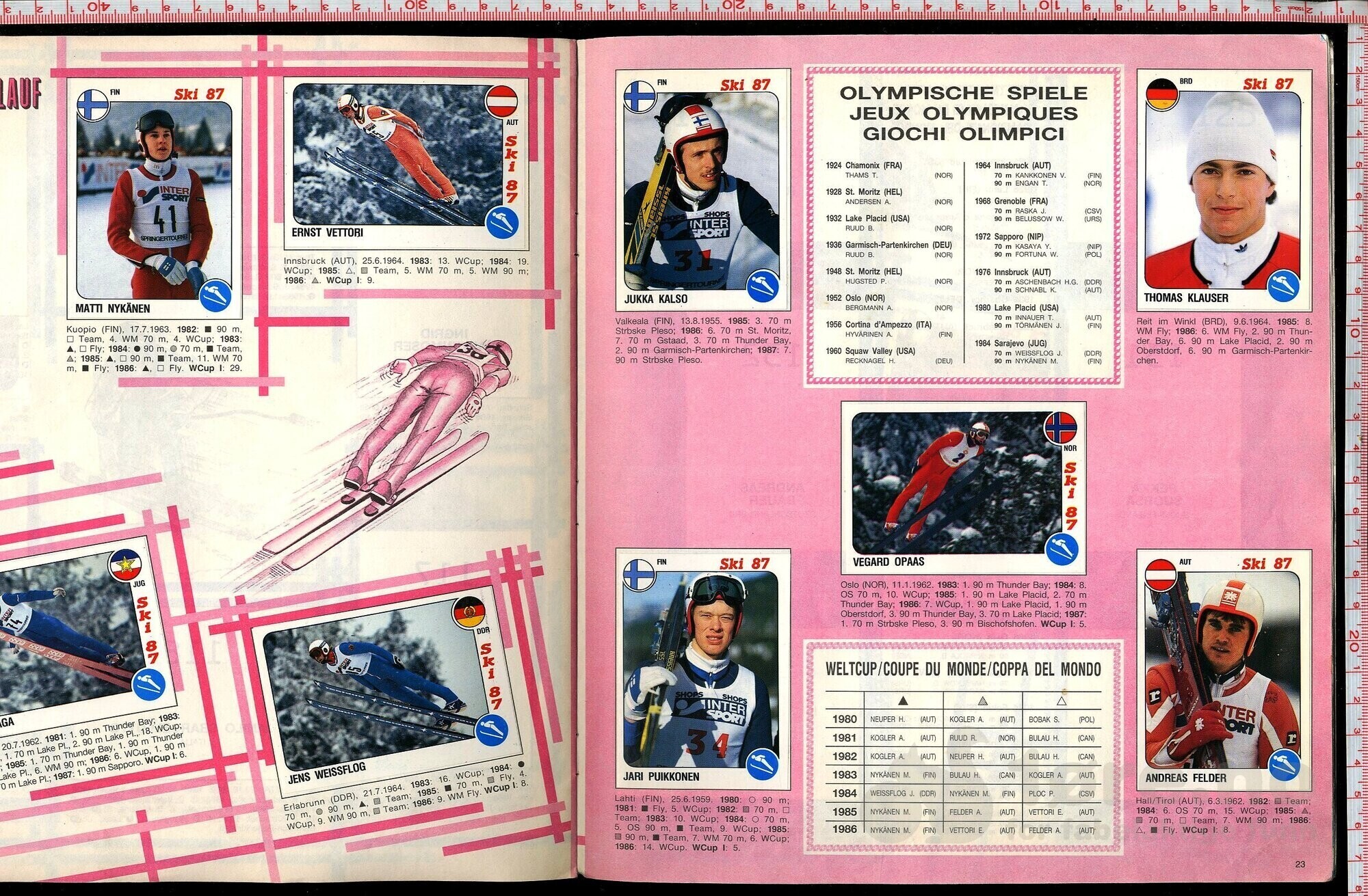 Ski 87 klistremerke samlebok, bilde 3
