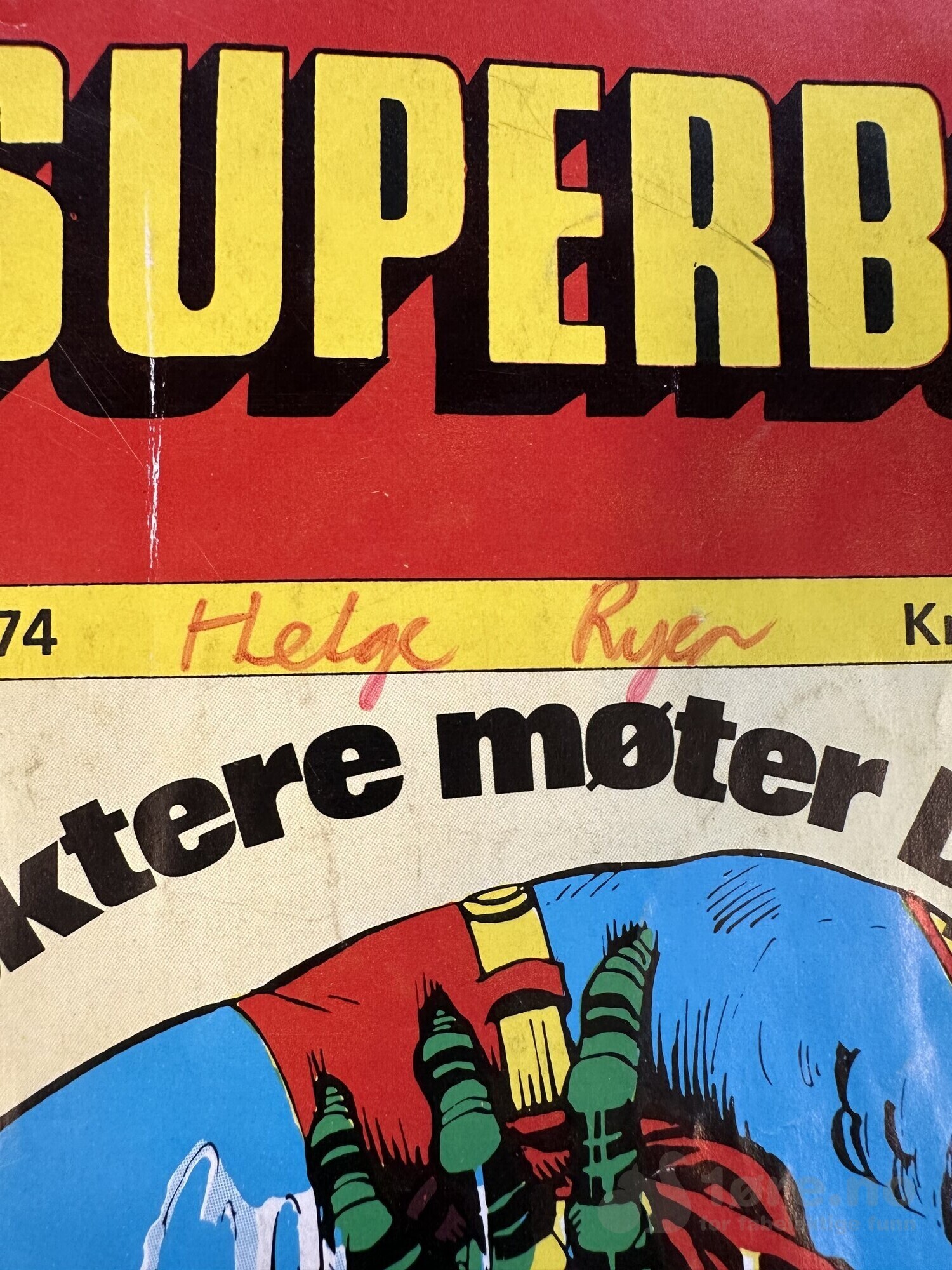 Superboy 1974-76 i original Williams samleperm!, bilde 4
