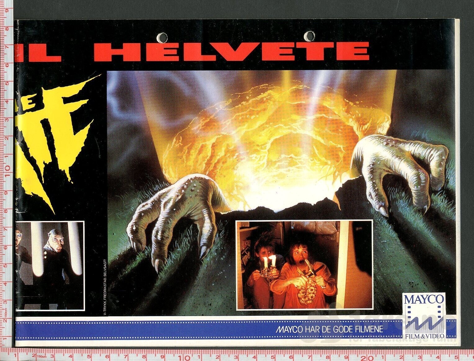 Porten til helvete "The gate" – reklame-klistremerke