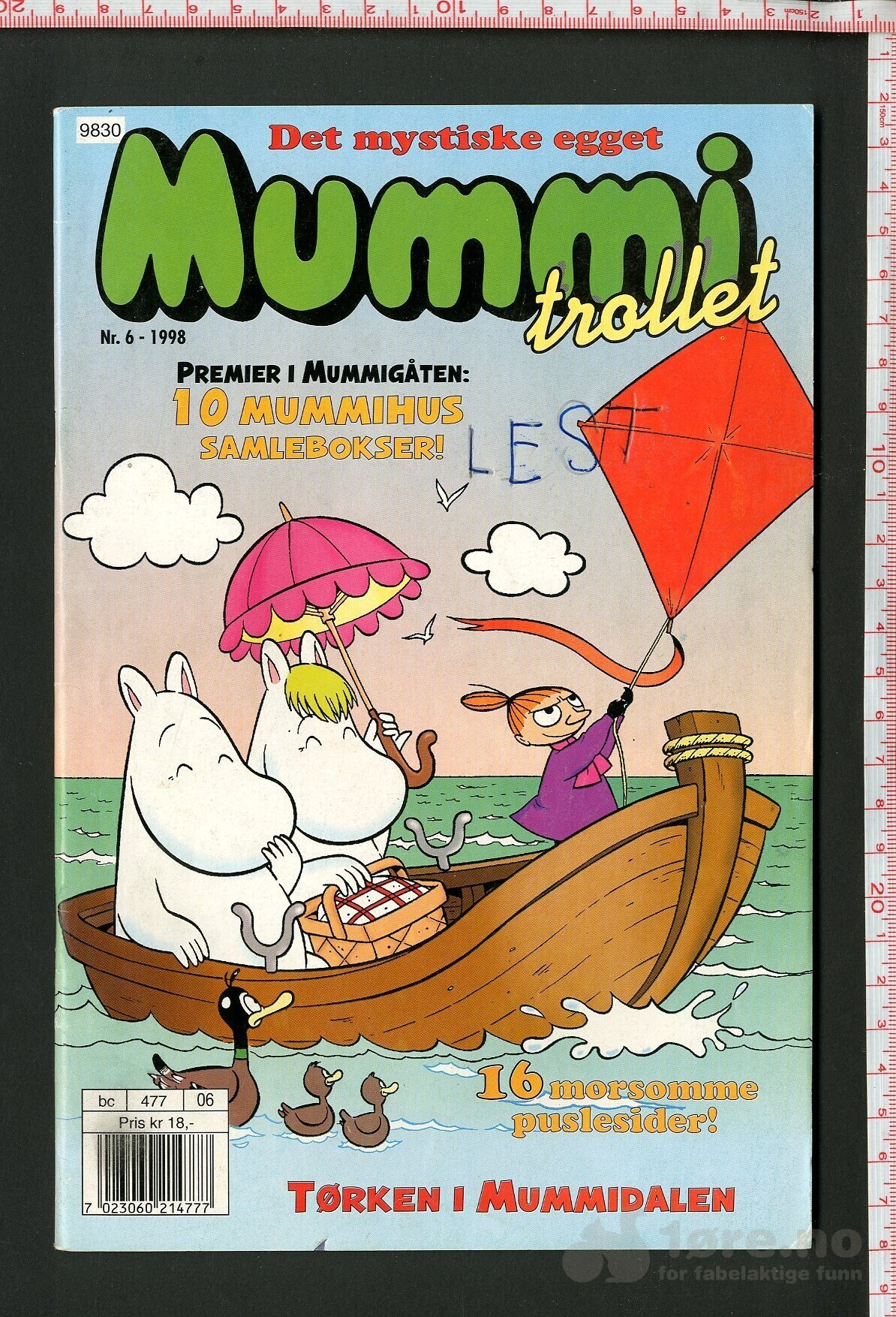 Mummi Trollet 1996 nr. 10; 1997 nr. 6, 8, 12; 1998 nr. 1, 2, 3, 6, 7, 8, 9, 12, bilde 9