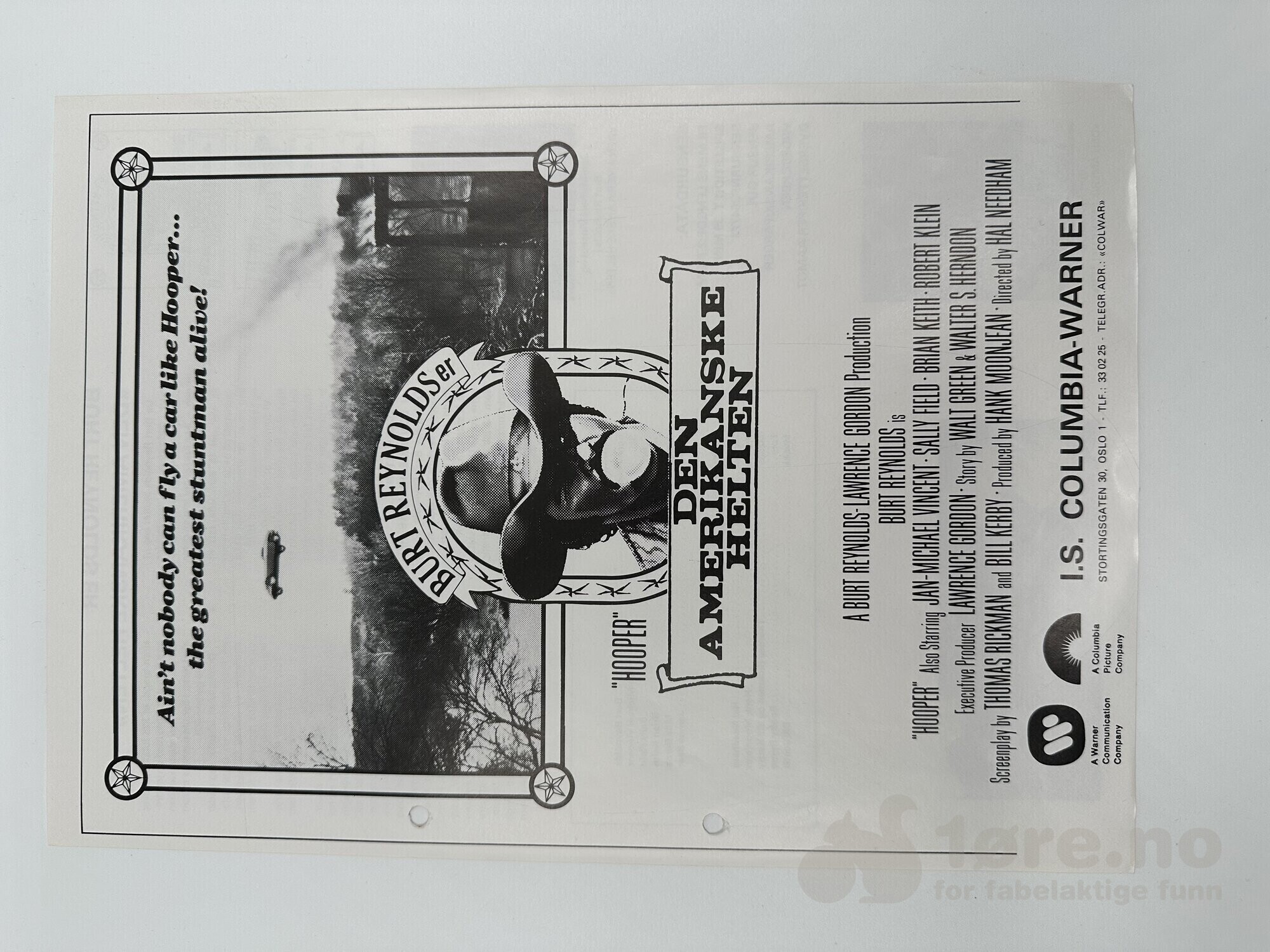 Kino program Bert Reynolds, bilde 8