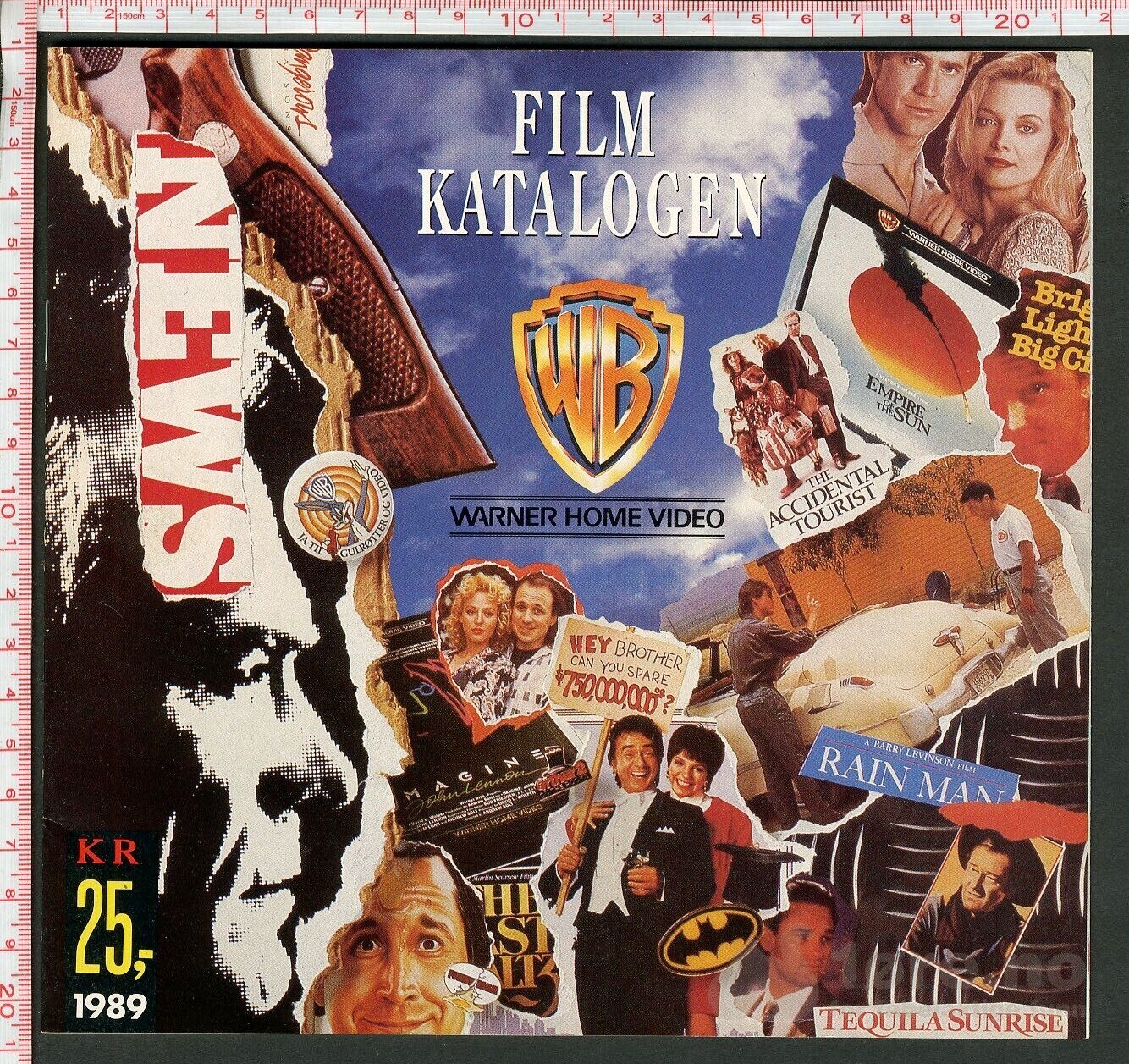 Film katalogen Warner home Video - 1989