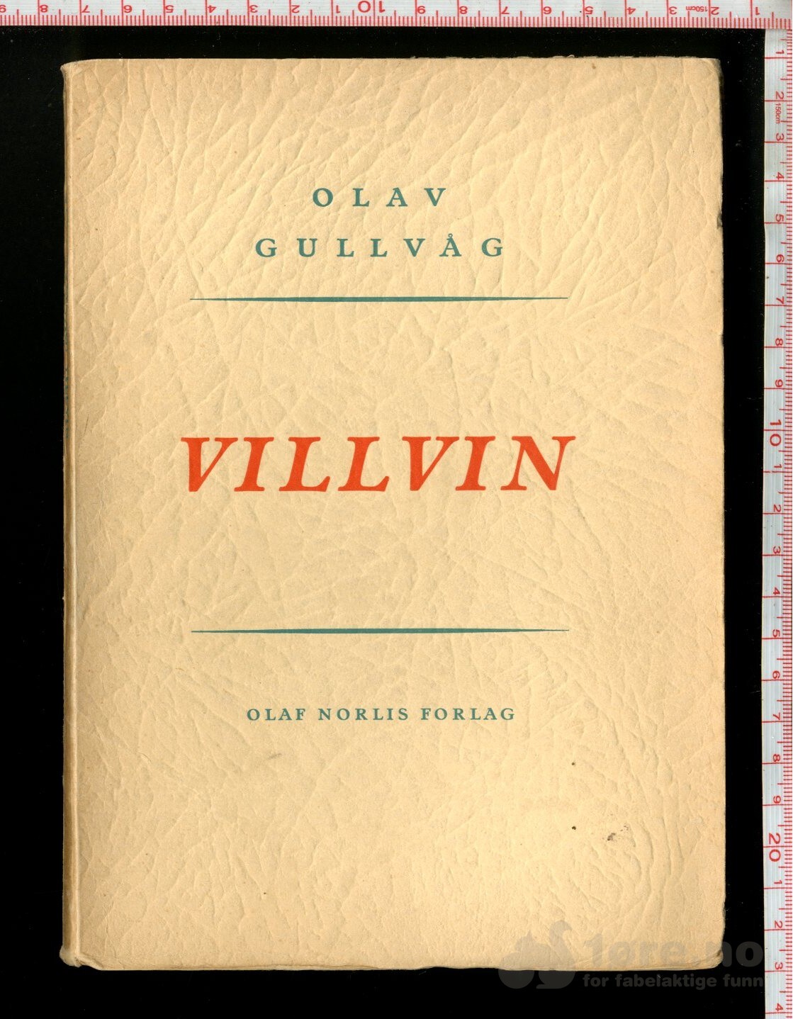 Gullvåg, Olav - Villvin (1946) m/dedikasjon, bilde 2