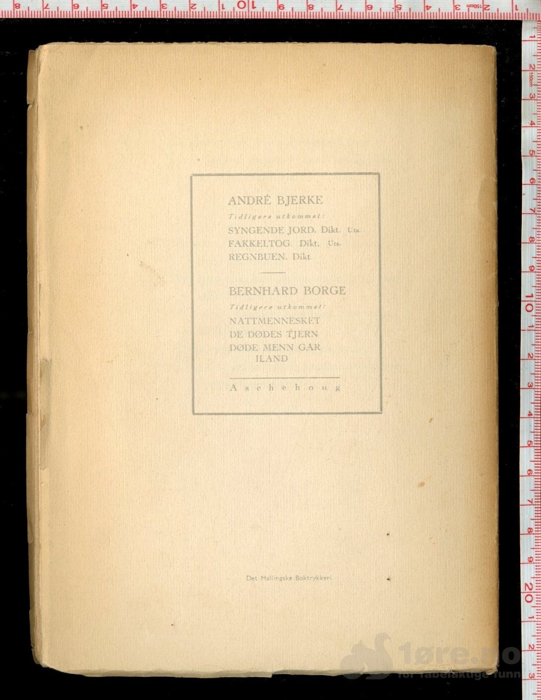 Bjerke, Andre - Eskapader (1948), bilde 3