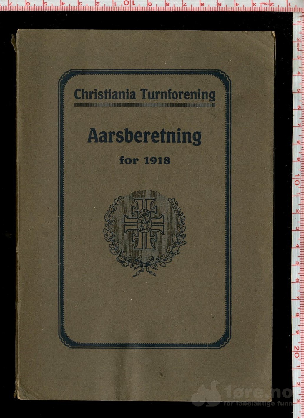 Christiania Turnforening - Aarsberetning for 1918