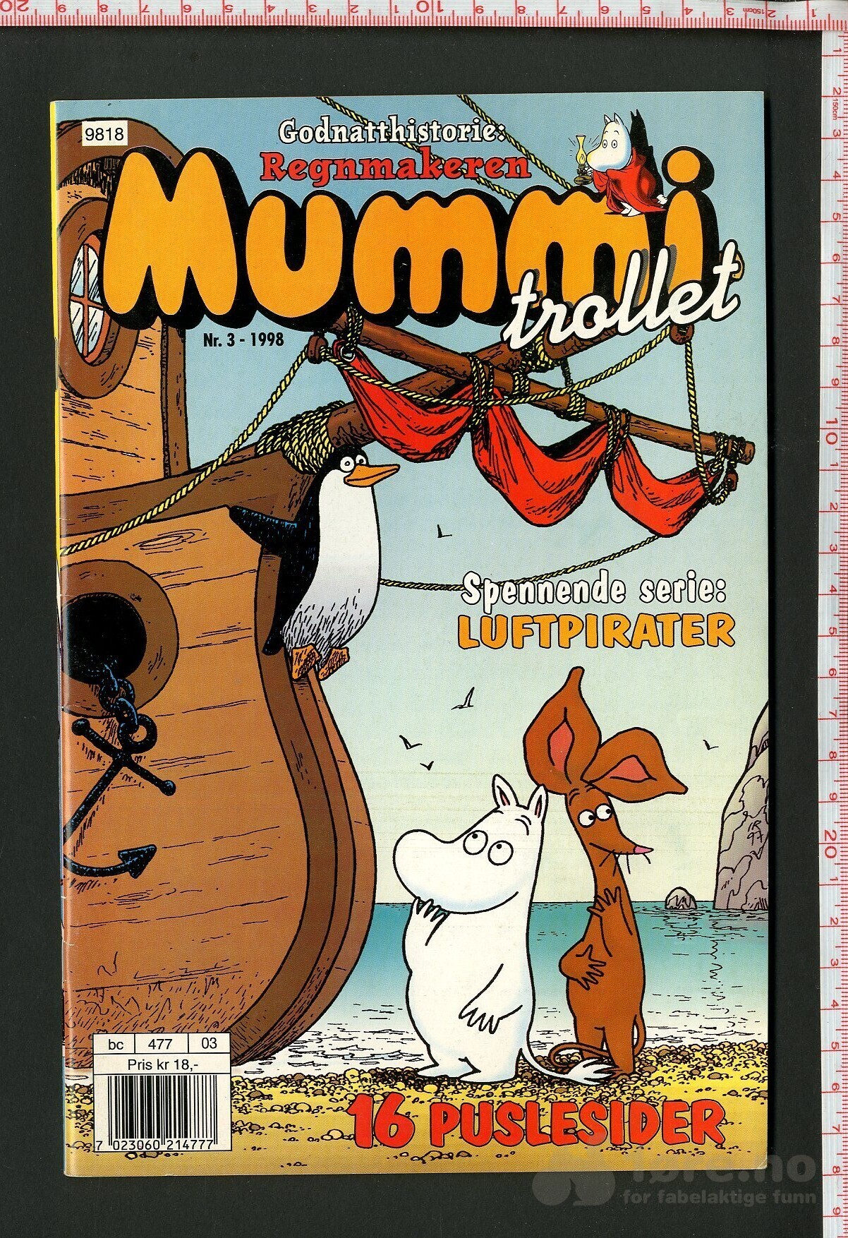 Mummi Trollet 1996 nr. 10; 1997 nr. 6, 8, 12; 1998 nr. 1, 2, 3, 6, 7, 8, 9, 12, bilde 10