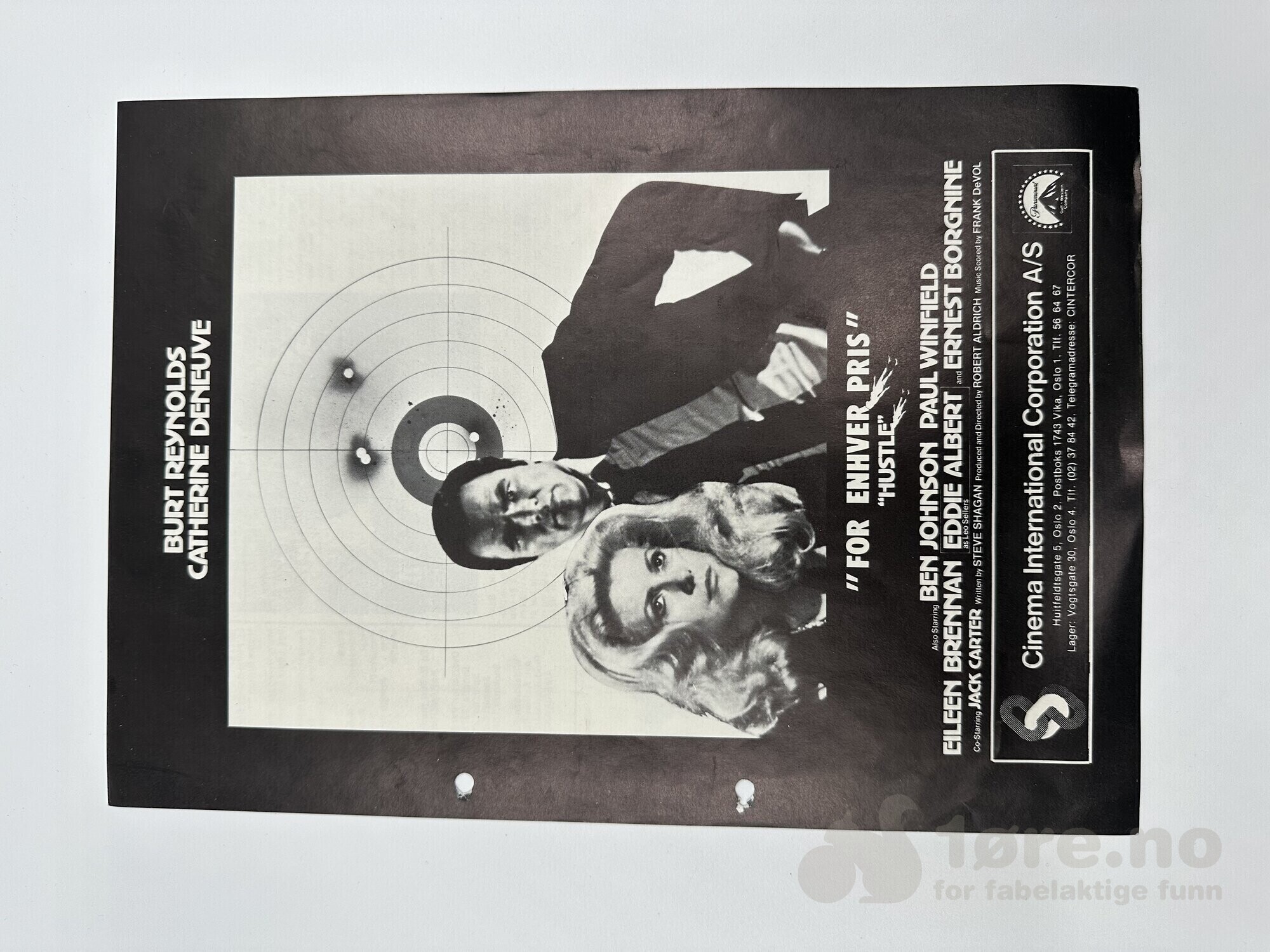 Kino program Bert Reynolds, bilde 3