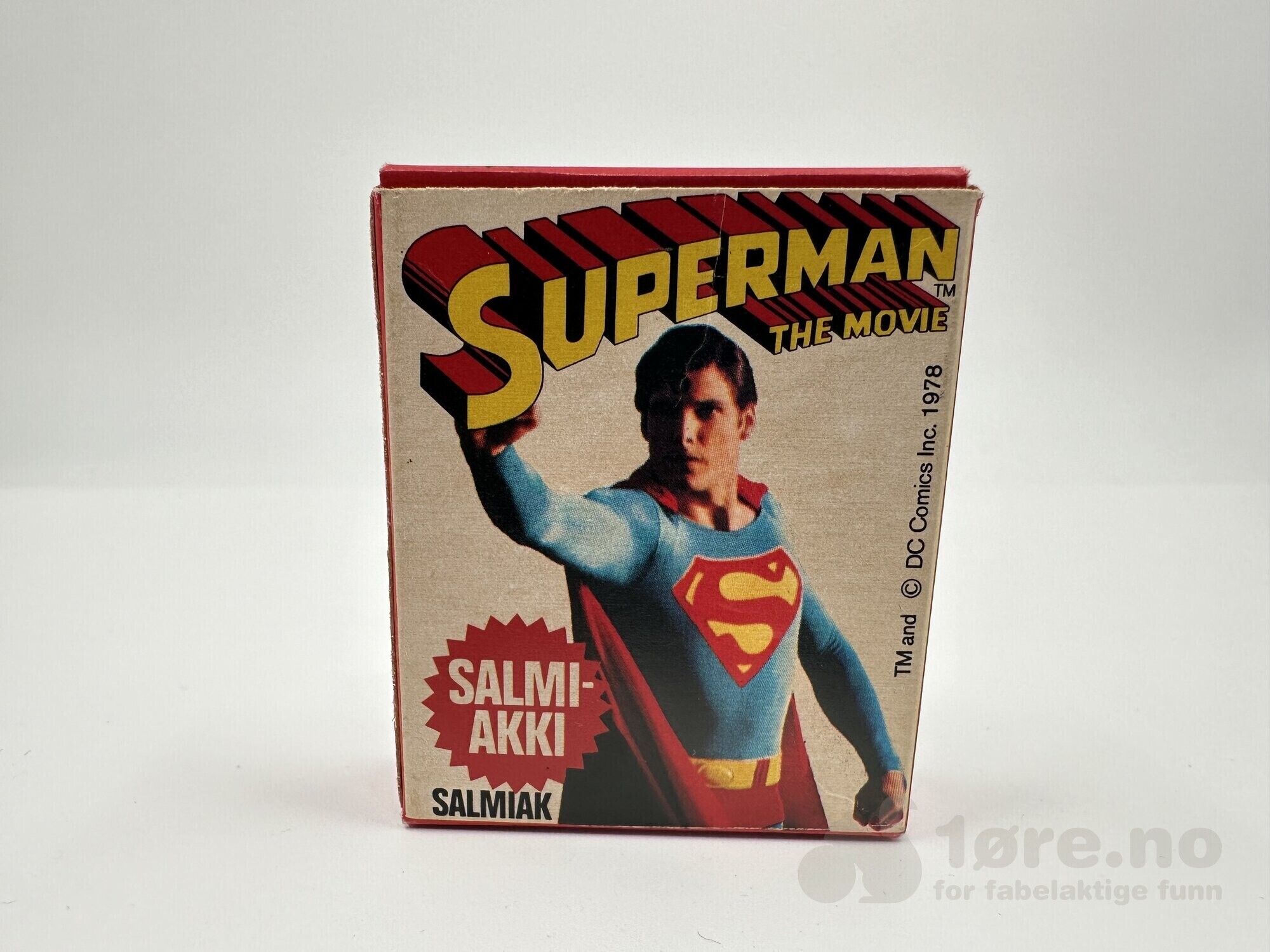 Orginal Superman the Movie 1978 salmiakk godteri, bilde 2