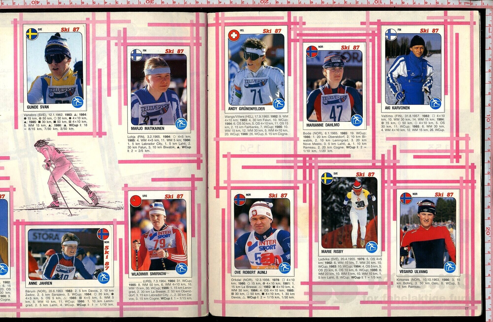 Ski 87 klistremerke samlebok, bilde 4