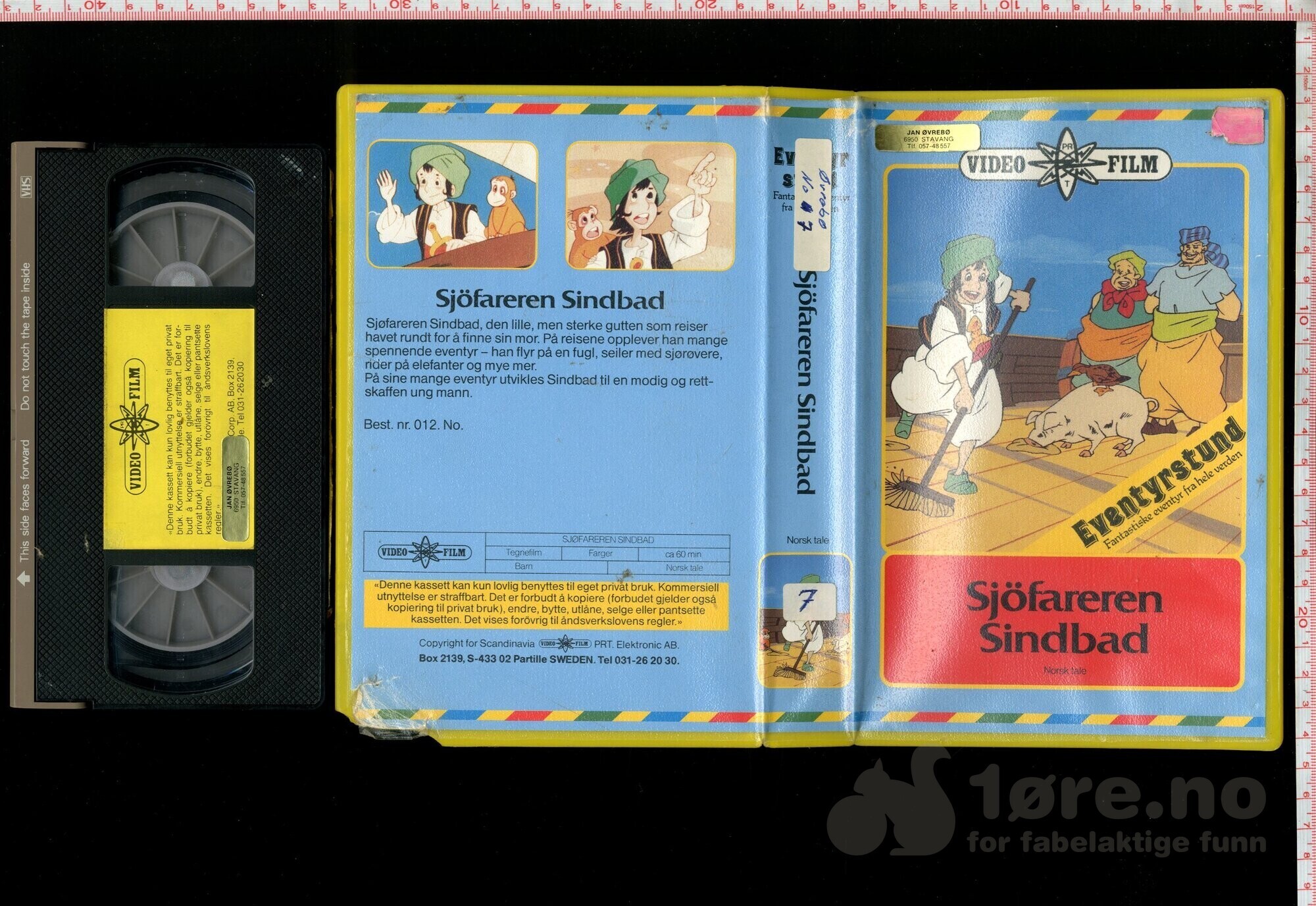 VHS - Sjøfareren Sindbad