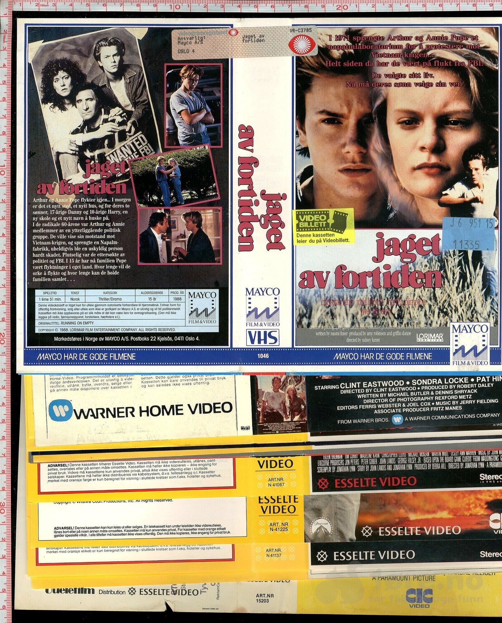 Div. VHS-omslag