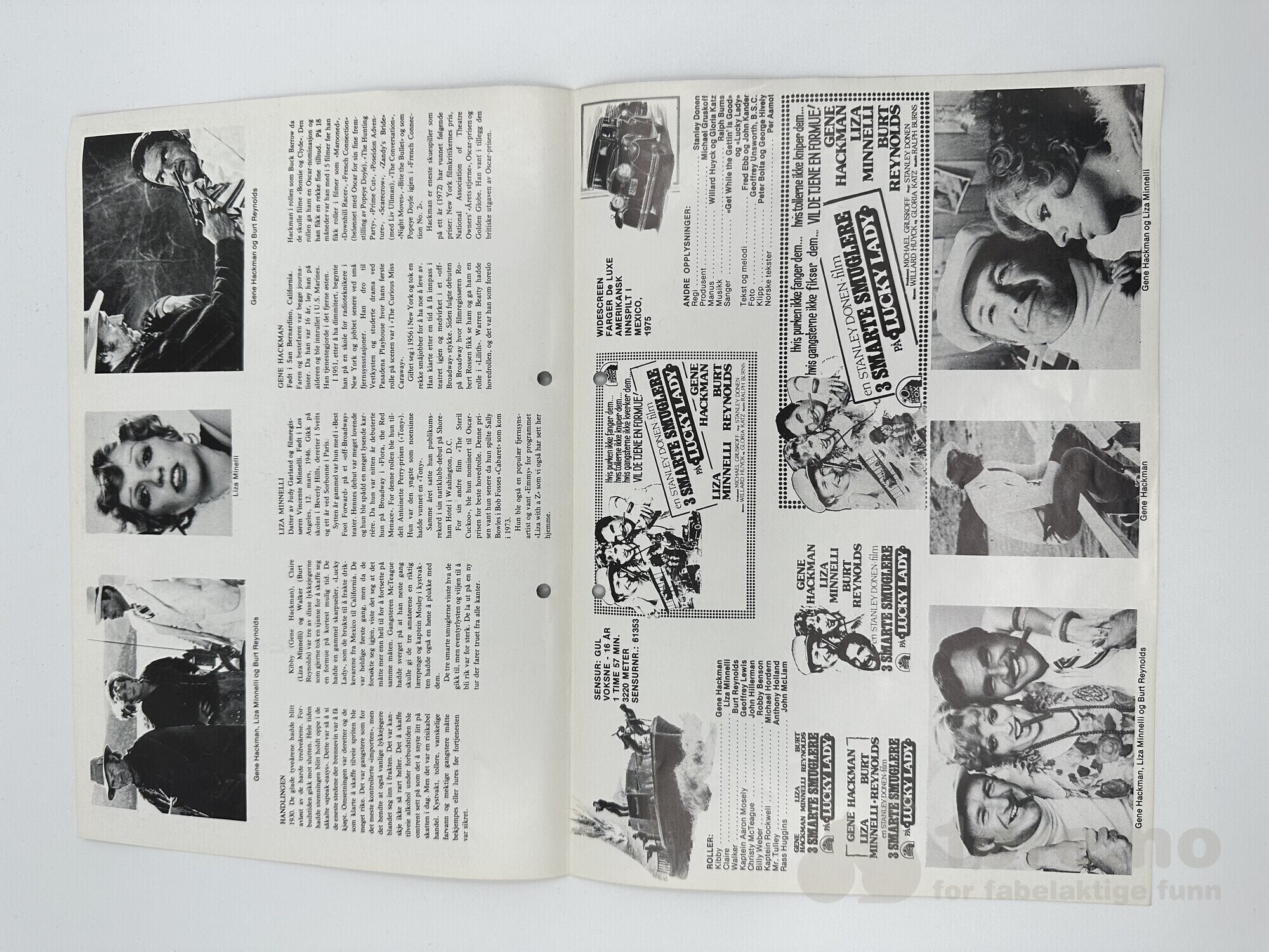 Kino program Bert Reynolds, bilde 4