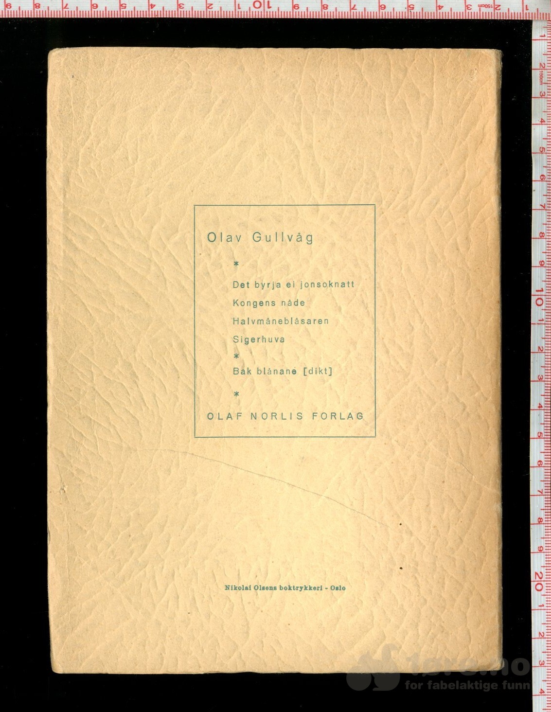 Gullvåg, Olav - Villvin (1946) m/dedikasjon, bilde 4