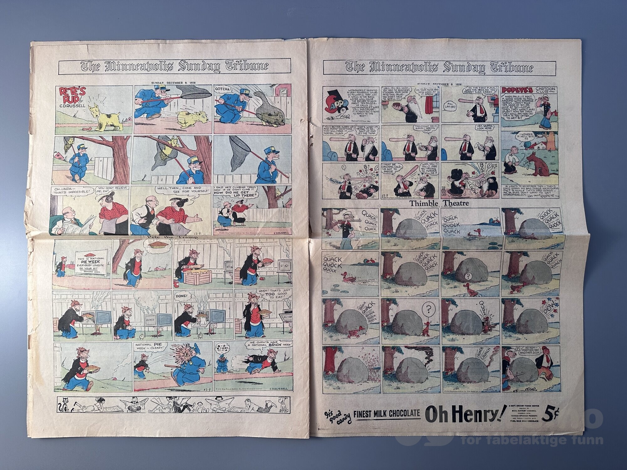 Amerikanske Søndagsaviser 1934-35, bilde 3