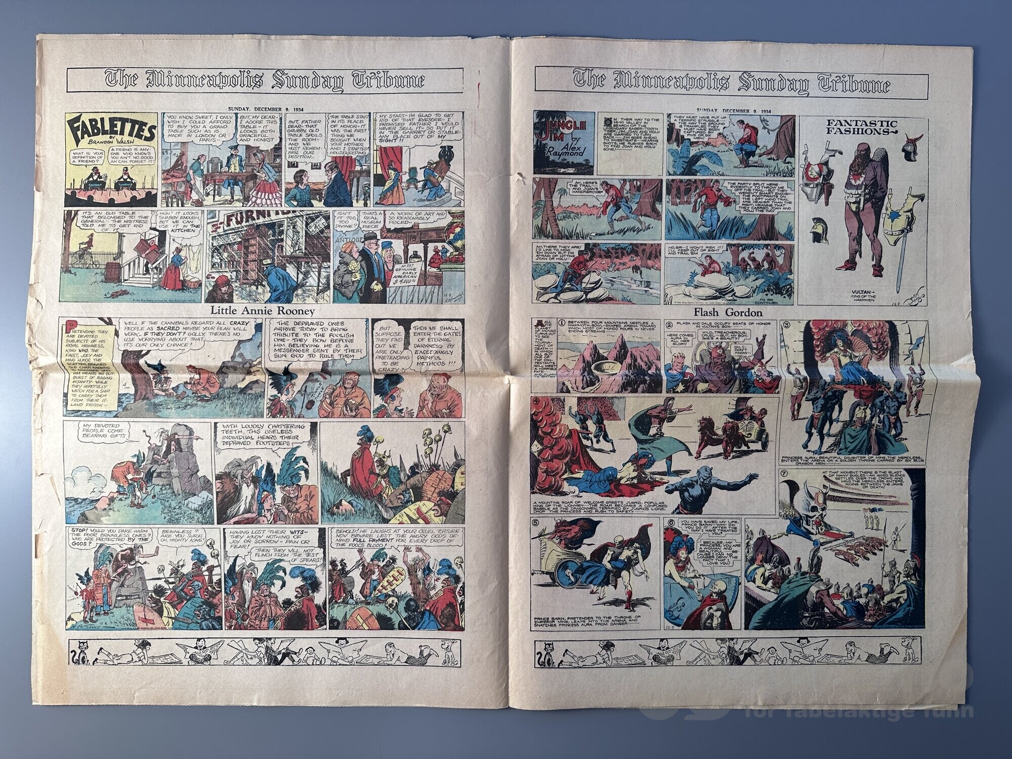 Amerikanske Søndagsaviser 1934-35, bilde 5