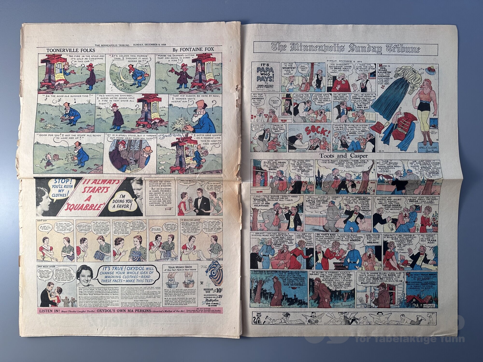 Amerikanske Søndagsaviser 1934-35, bilde 7