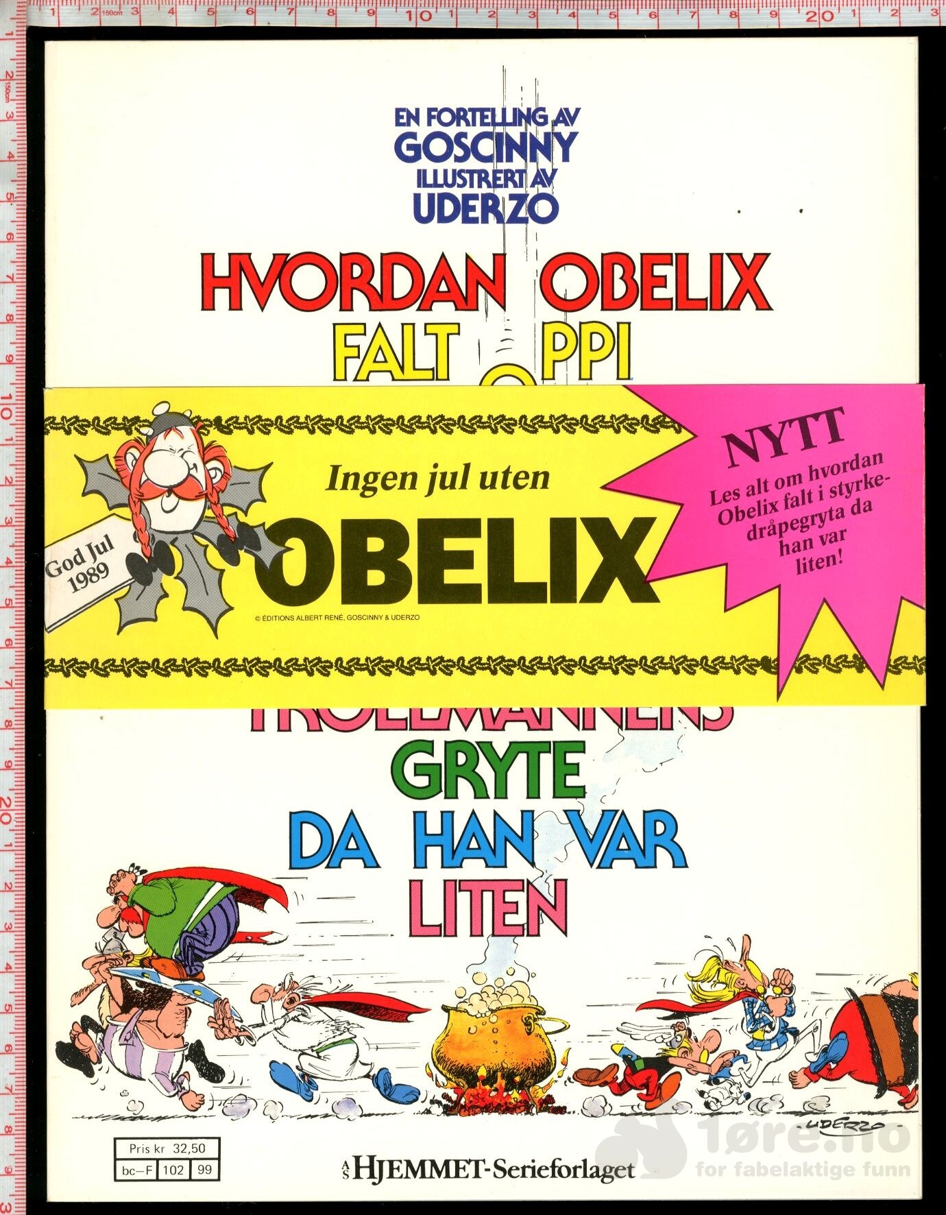 Asterix julehefte 1989 - Hvordan Obelix falt oppi trollmannens gryte da han var liten
