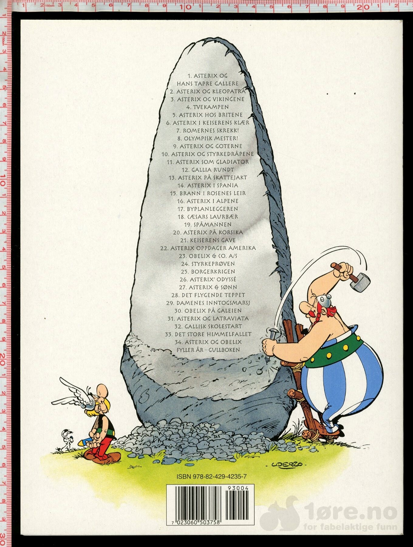 Asterix og Obelix fyller år - Gullboken - Album 34, bilde 2