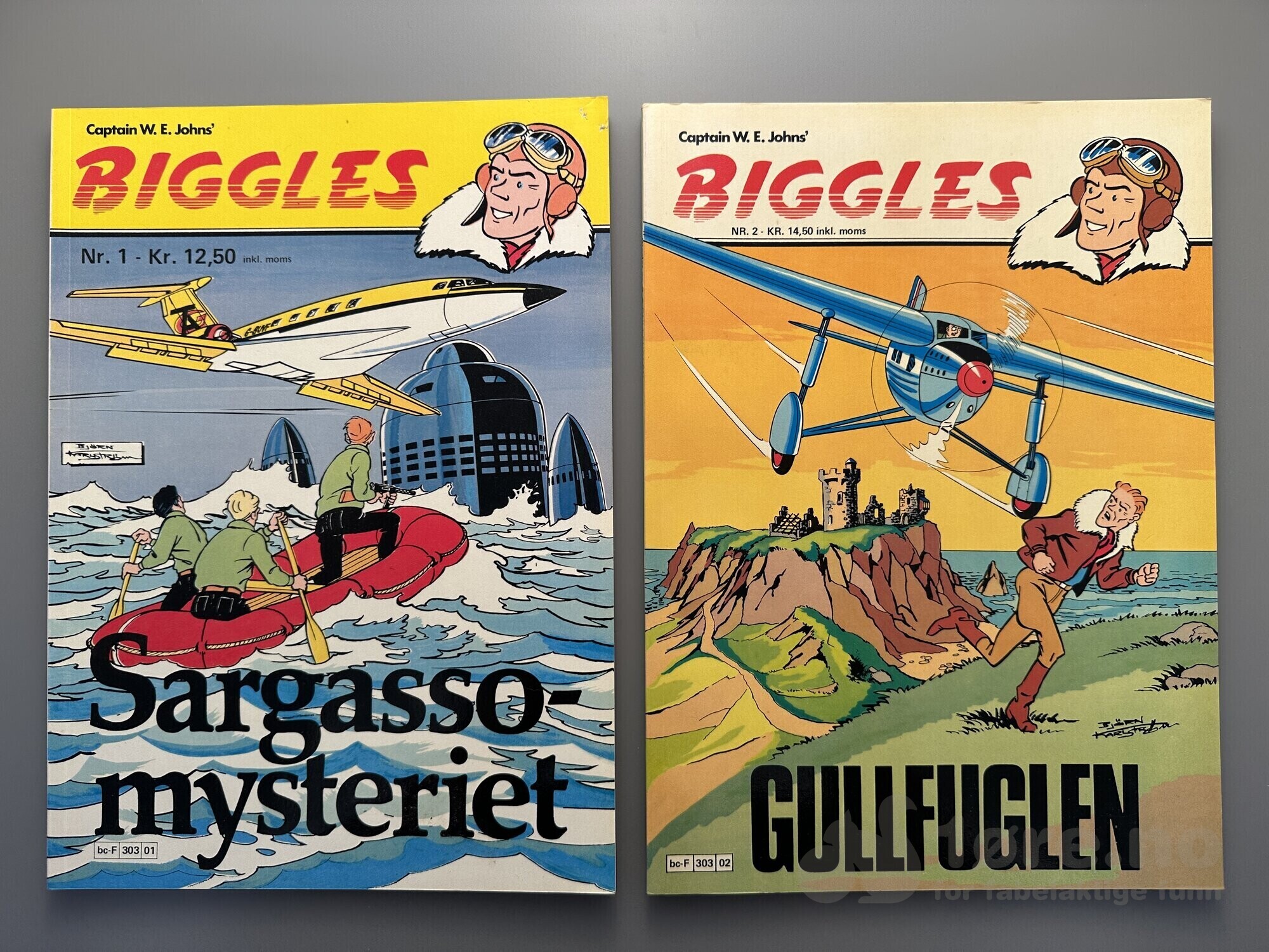 Biggles 1977-1980 komplett nr 1-4