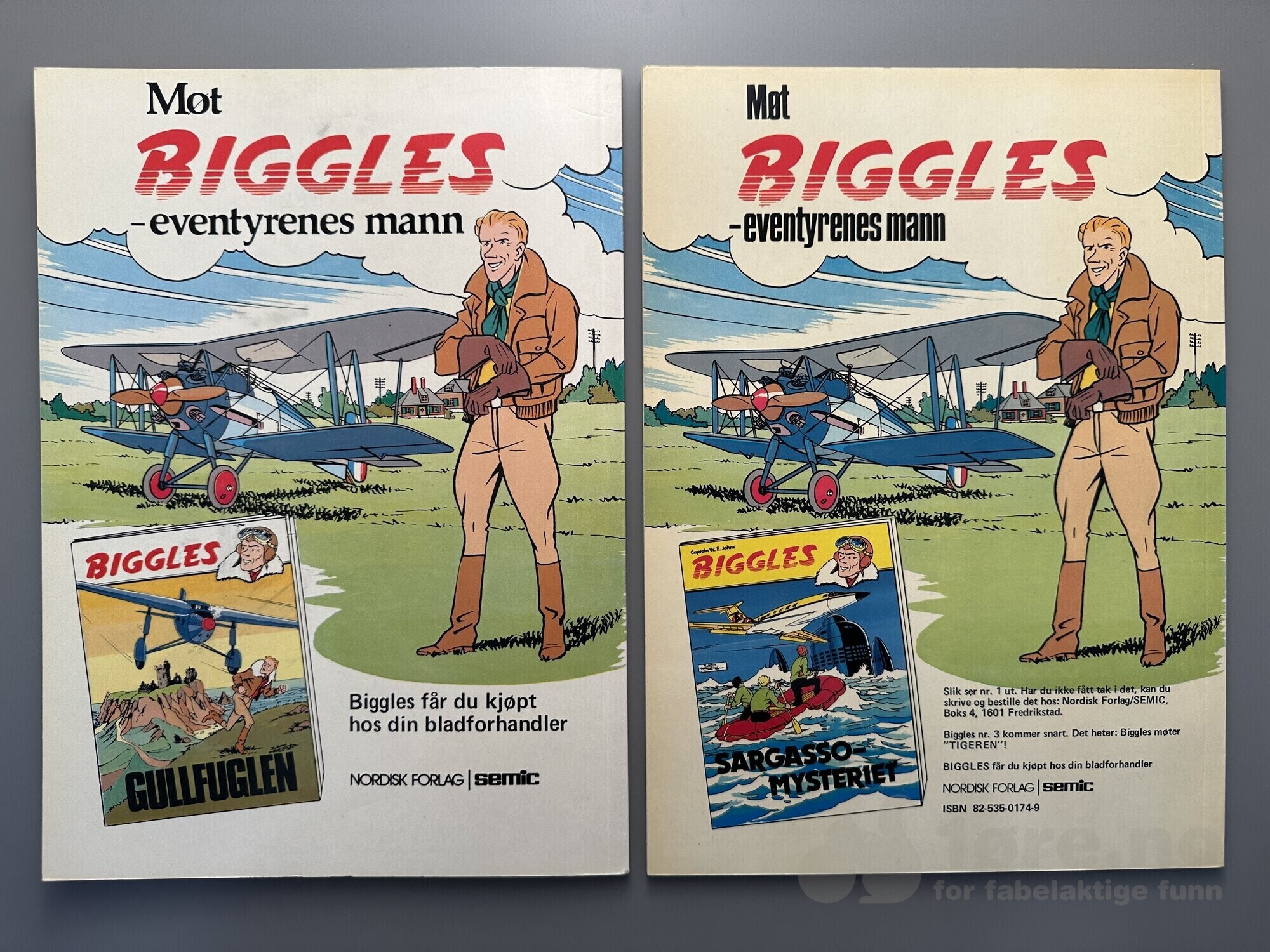 Biggles 1977-1980 komplett nr 1-4, bilde 2