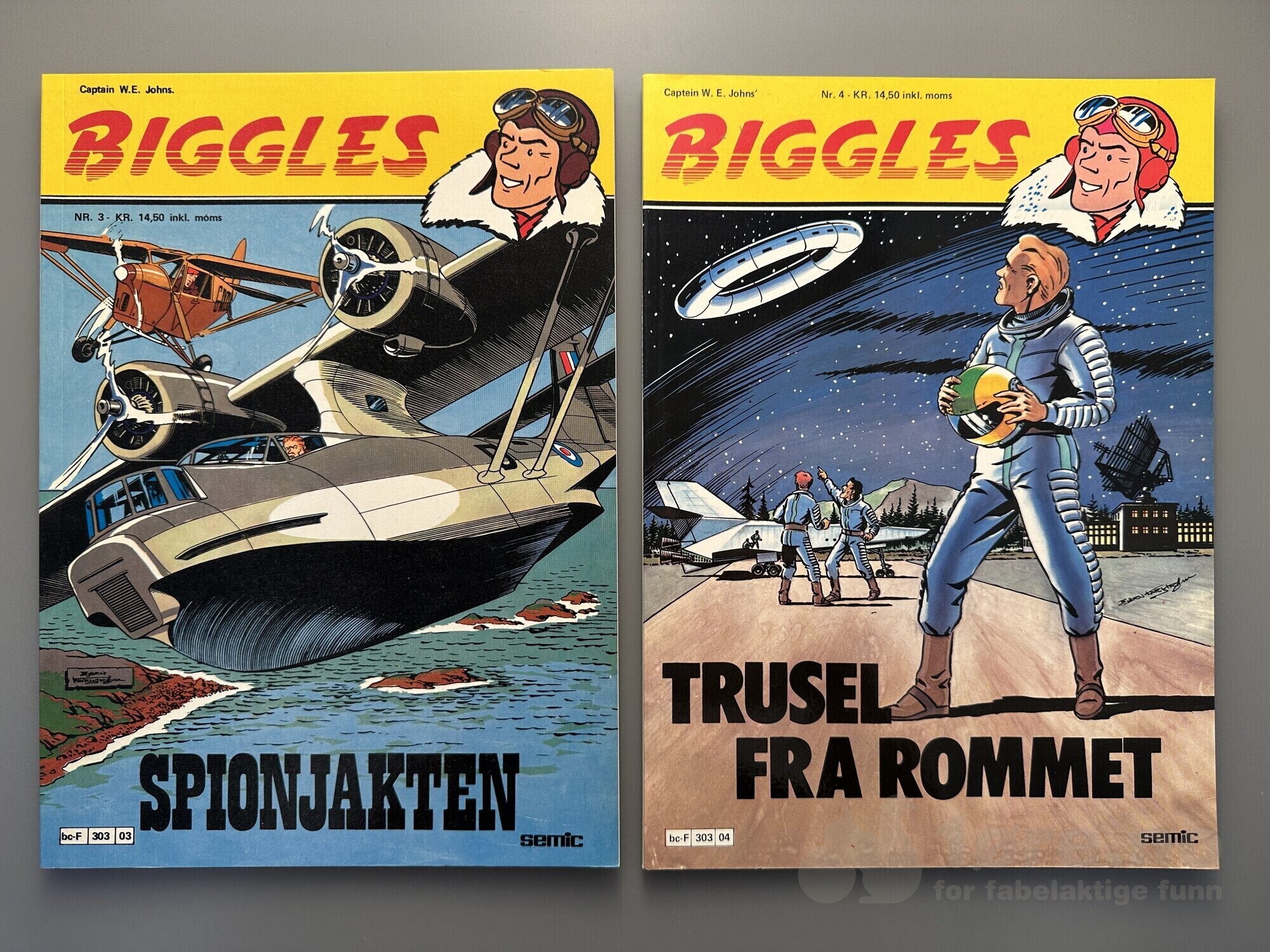 Biggles 1977-1980 komplett nr 1-4, bilde 3