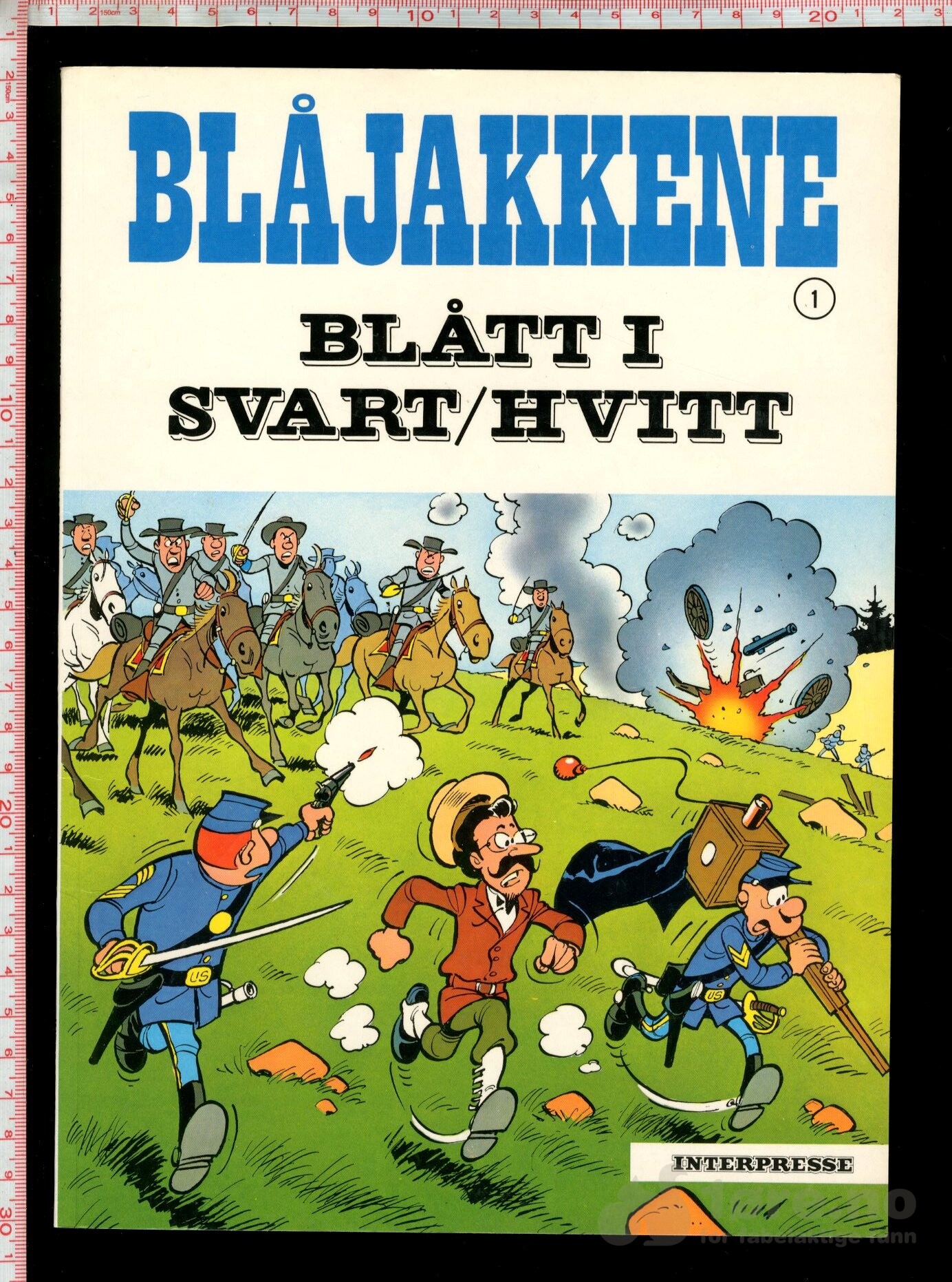 Blåjakkene Nr.1 Blått i svart/hvitt
