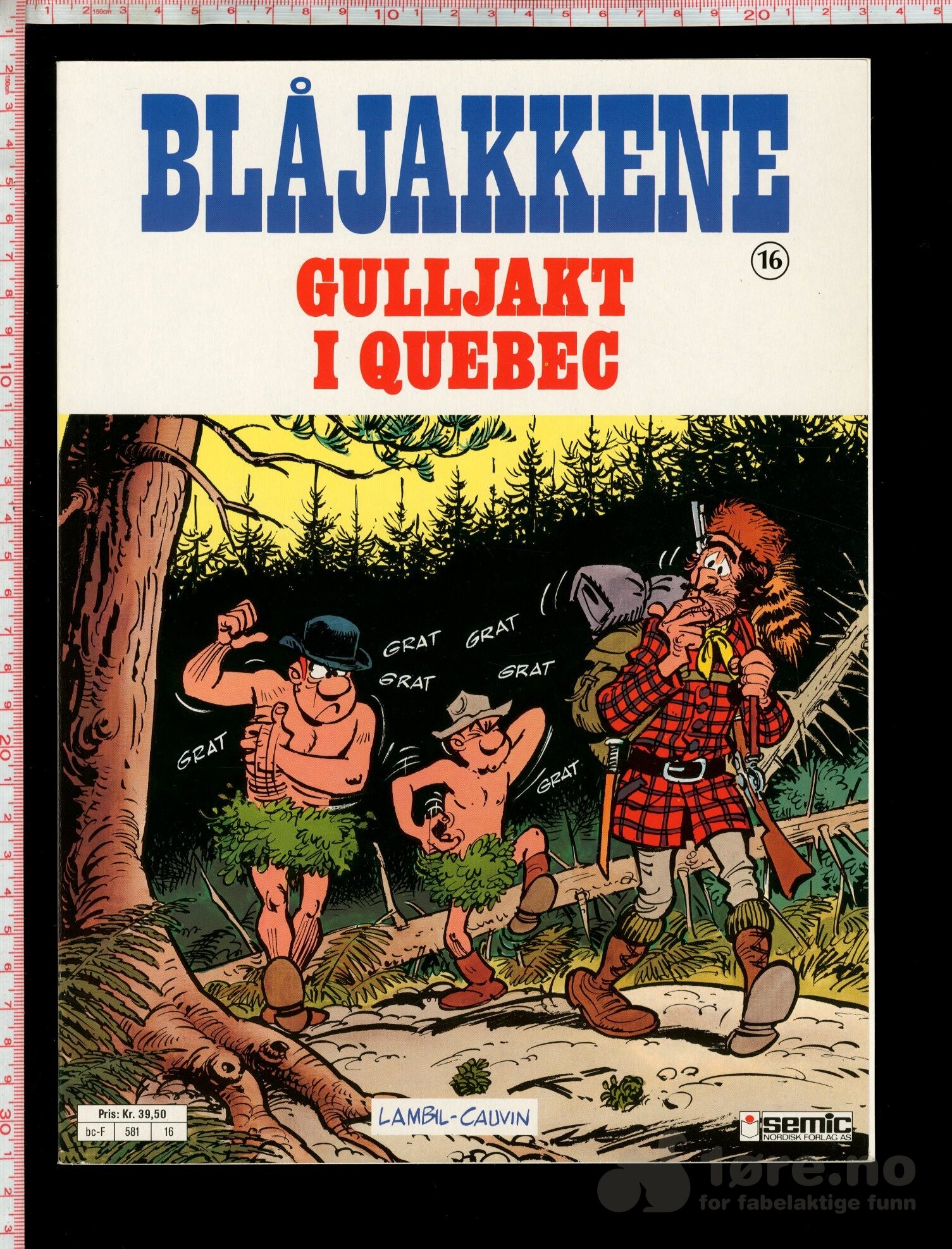 Blåjakkene Nr.16 Gulljakt i Quebec