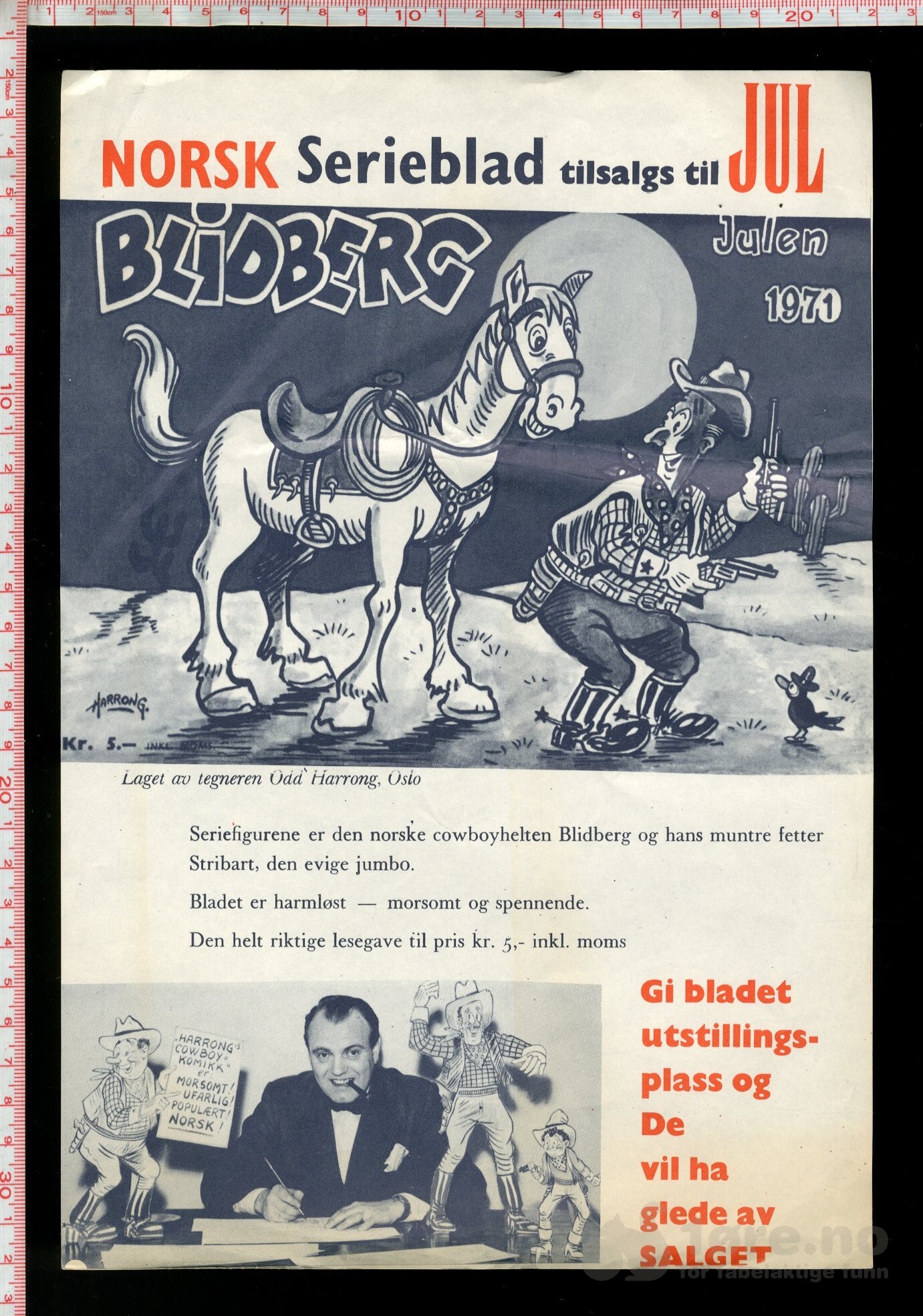 Blidberg Julen 1971 reklame