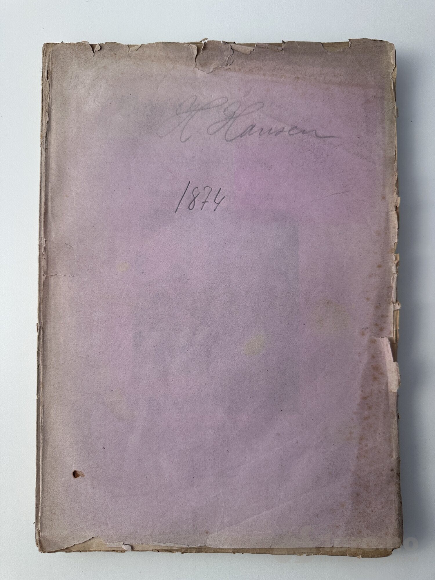 Børnenes Blad 1874 v/Falck Ytter