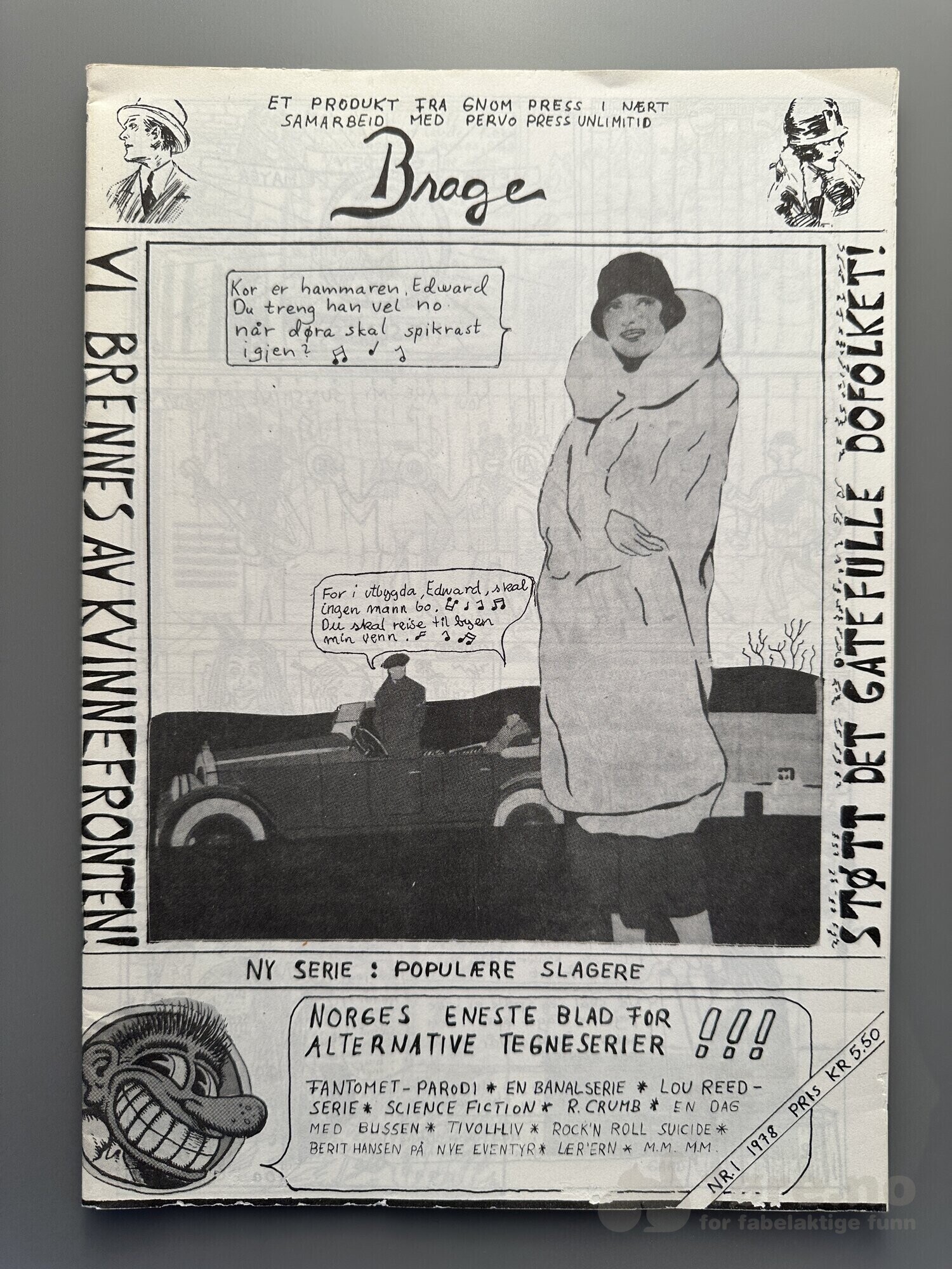 Brage nr 1 1978 - første nummer!