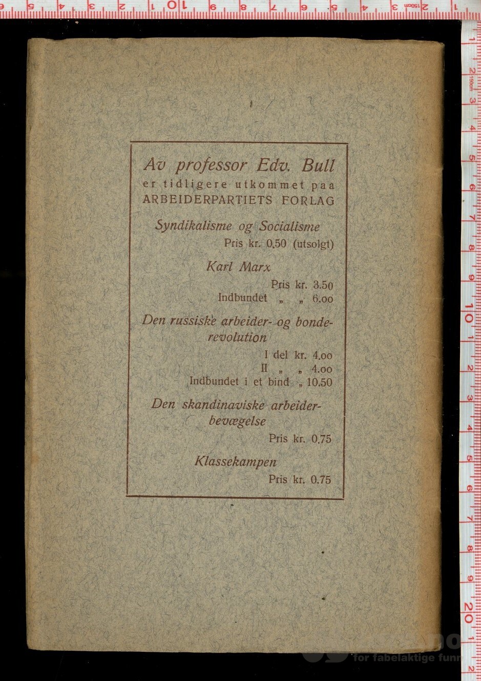 Bull, Edv - Kommunisme og religion  ( 1923), bilde 2