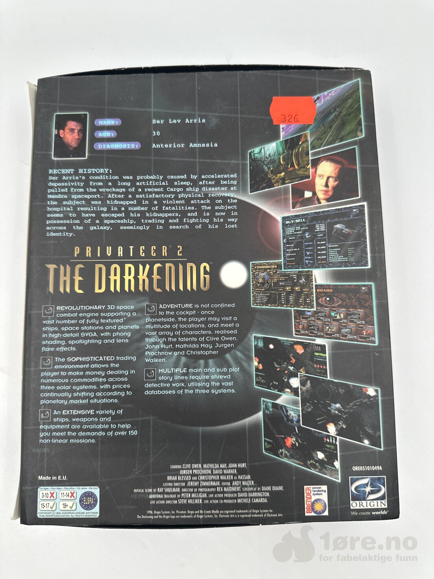CD-ROM - Privateer 2 The Darkening, bilde 2