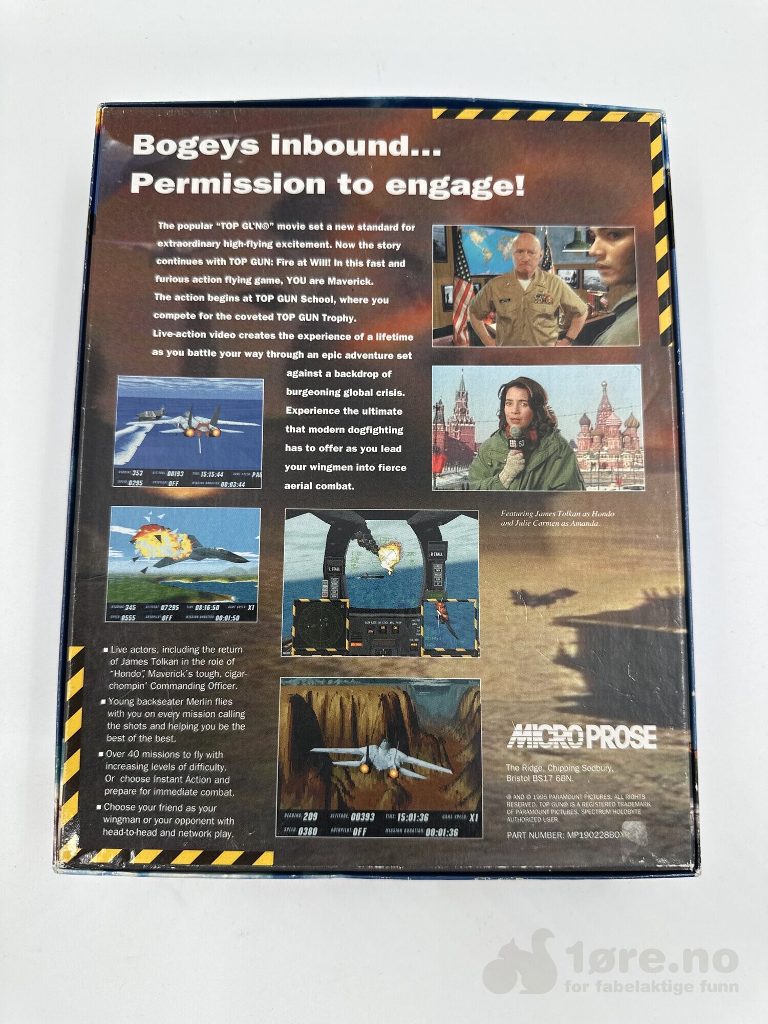CD-ROM - Top Gun Fire at will, bilde 2