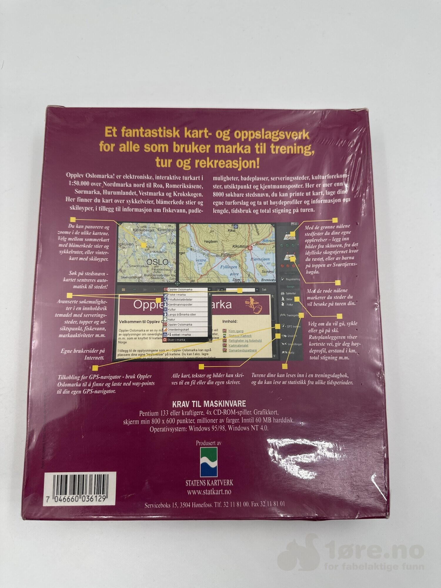 CD-ROM - Turkart Oslomarka, bilde 2