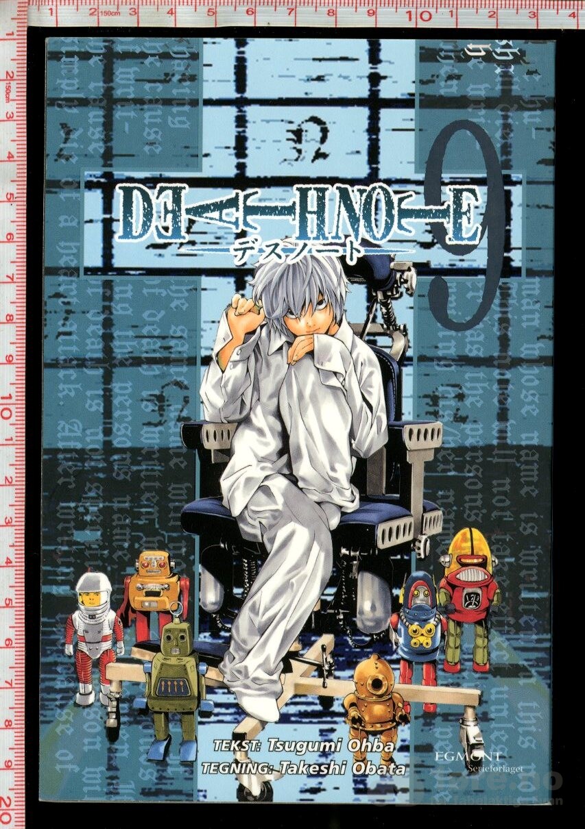 Death Note Nr.1, 4-5, 8-9 Bokhandel utgaver, bilde 3
