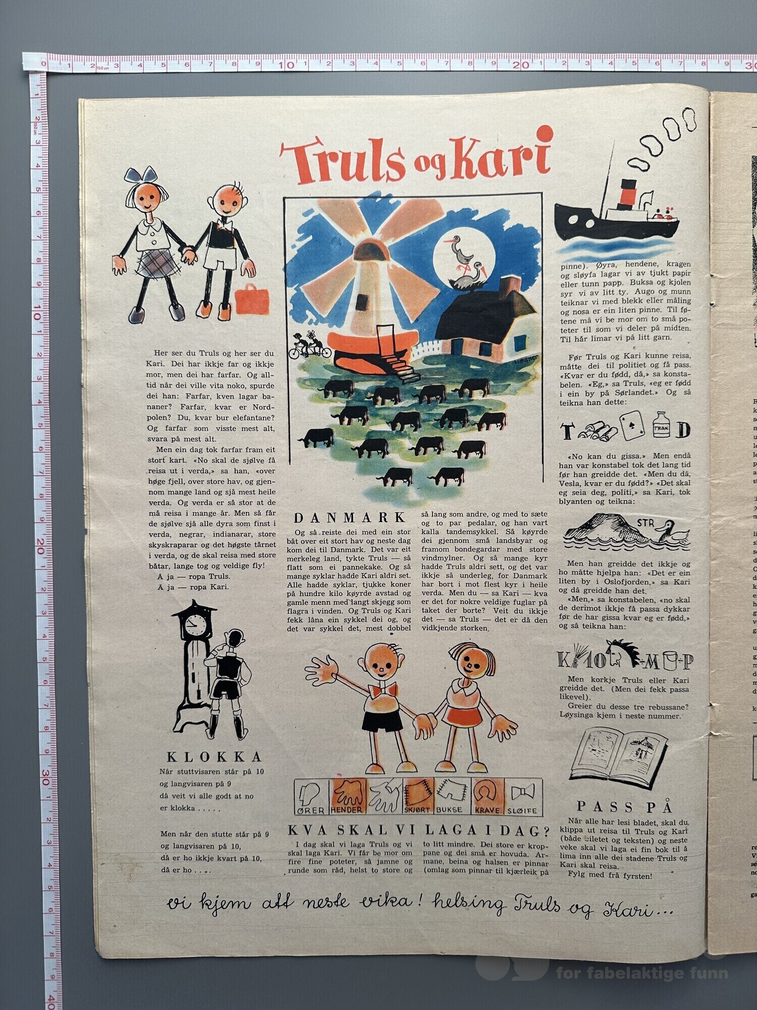 Debut Torbjørn Egner - Truls og Kari 1939, bilde 3