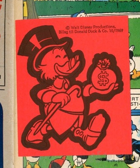 Donald Duck 1969 Nr 15 med klistermerke