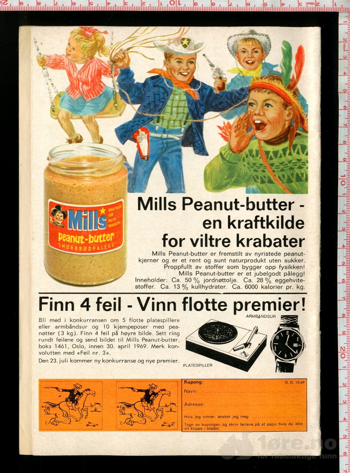 Donald Duck 1969 Nr 15 med klistermerke, bilde 3